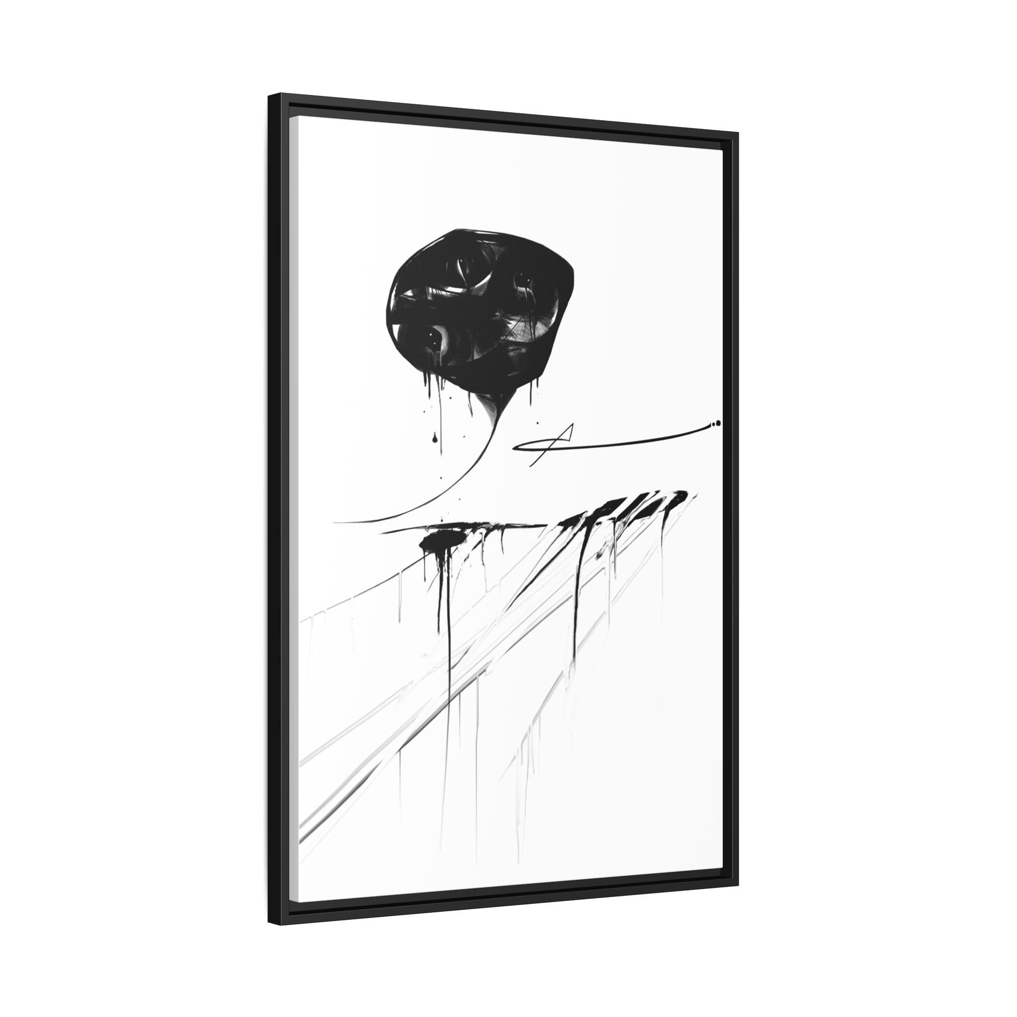 Modern Dark Abstract Canvas Wall Art | Grow – AbstractsOfficial 24x36 (vertical)