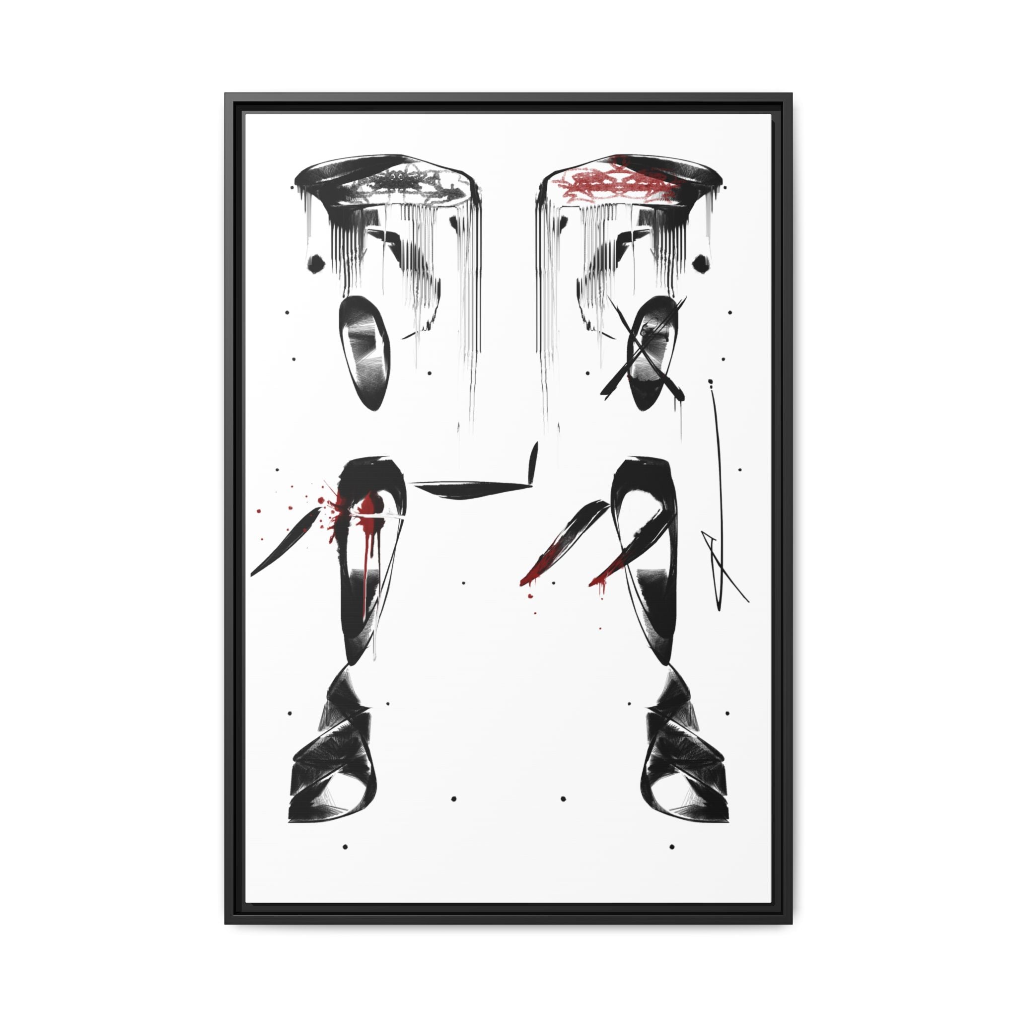 Modern Bold Abstract Canvas Wall Art | Skinwalker – AbstractsOfficial 24x36 (vertical)