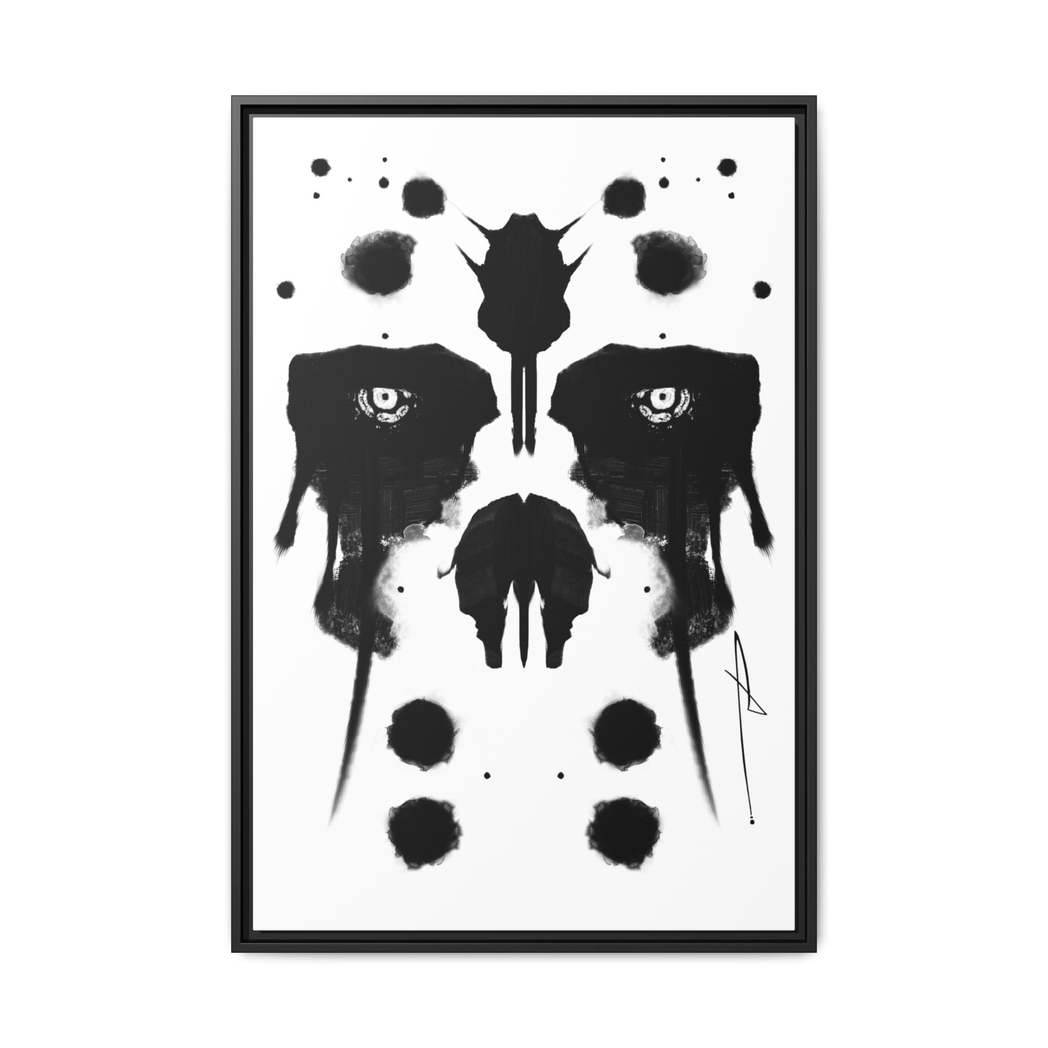 "Impoverished" Canvas Print (Framed)