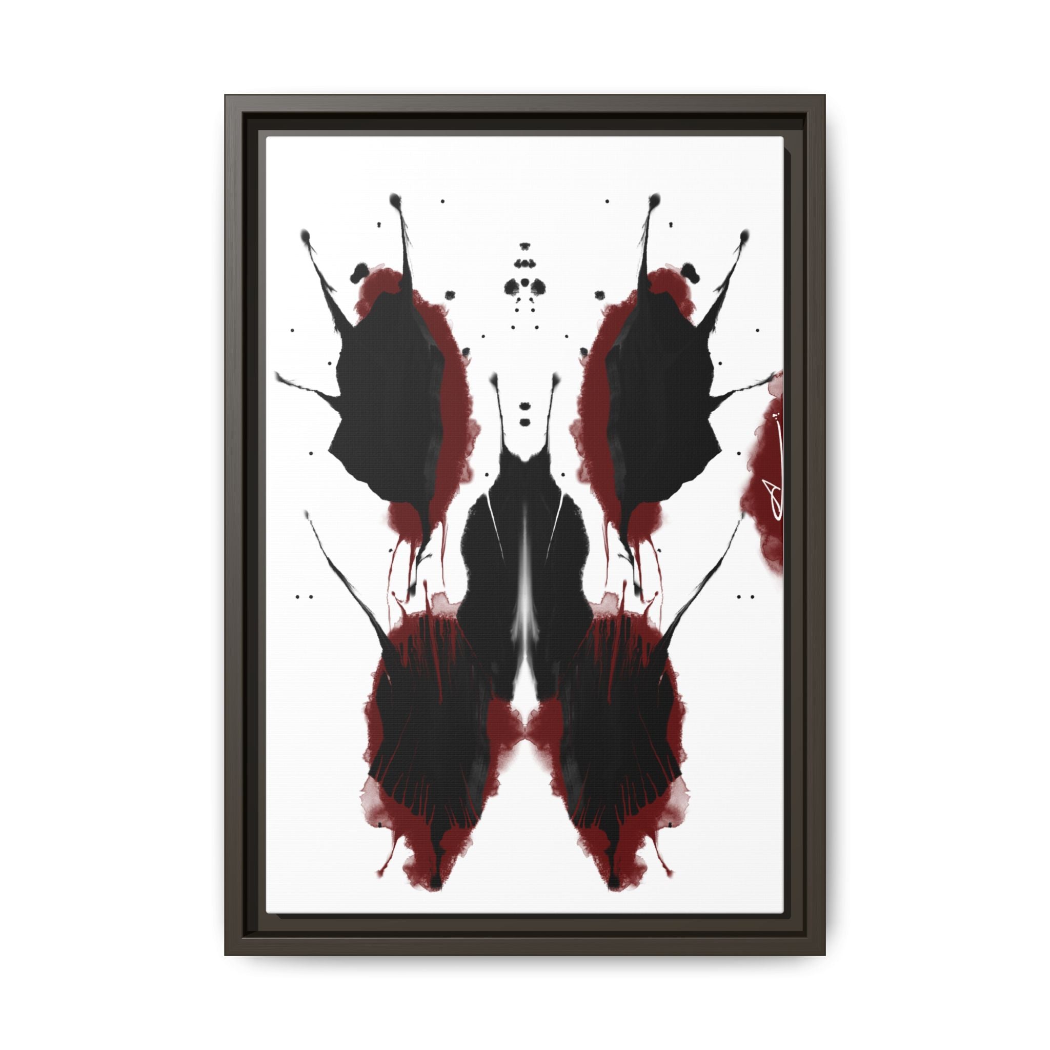 "Phlebotomize" Canvas Print (Framed) Smaller size