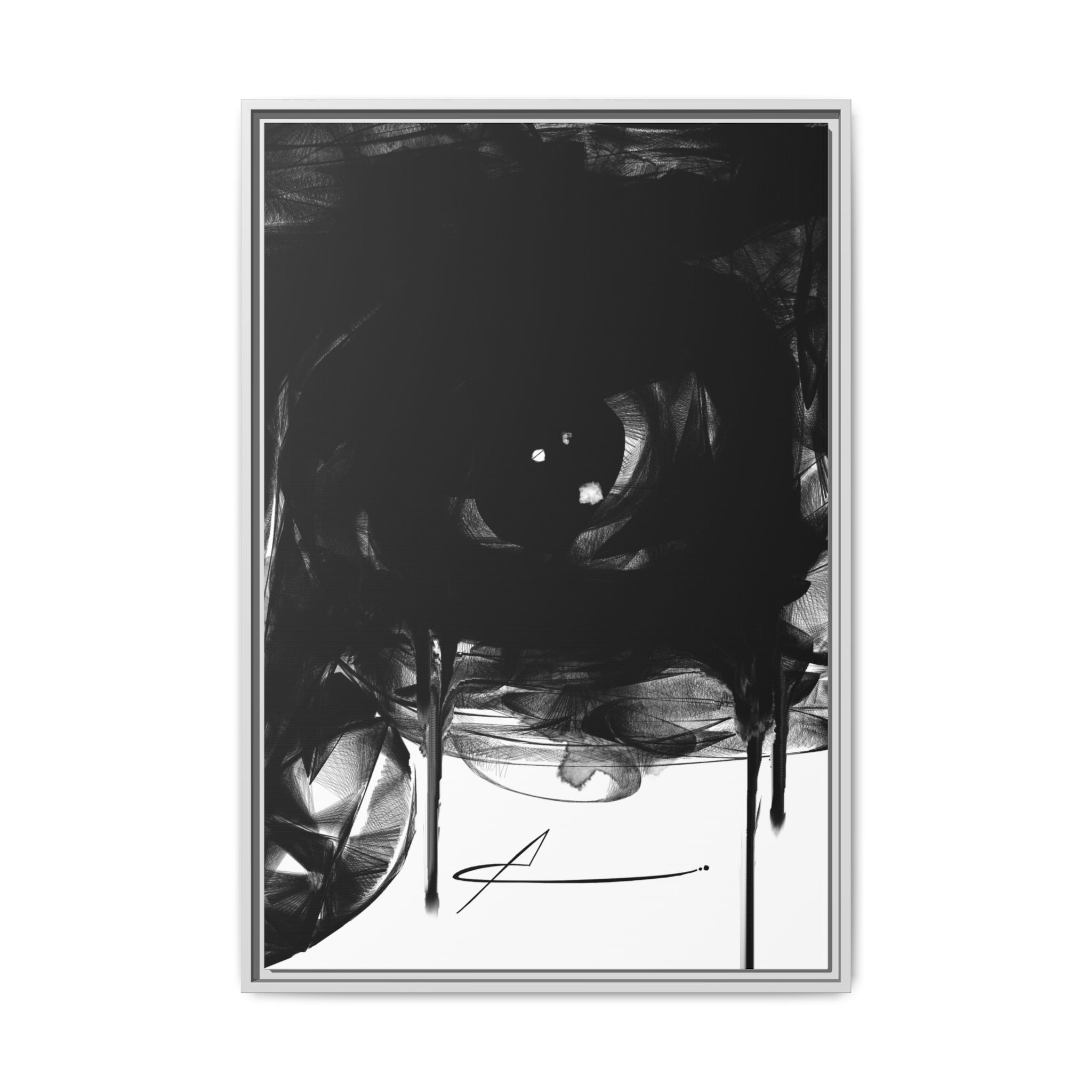 Modern Moody Abstract Canvas Wall Art | Seen – AbstractsOfficial 24x36 (vertical)