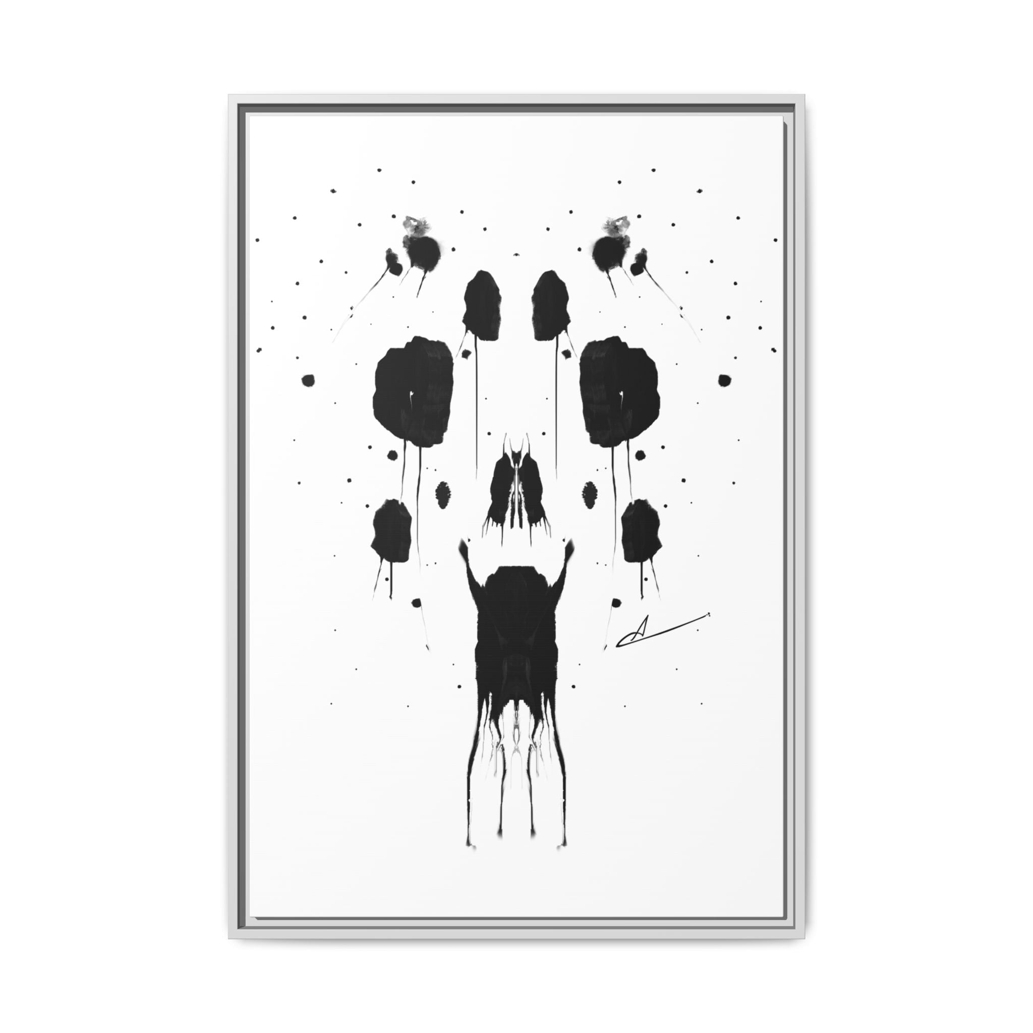 Modern Dark Abstract Canvas Wall Art | Fragile – AbstractsOfficial 24x36 (vertical)