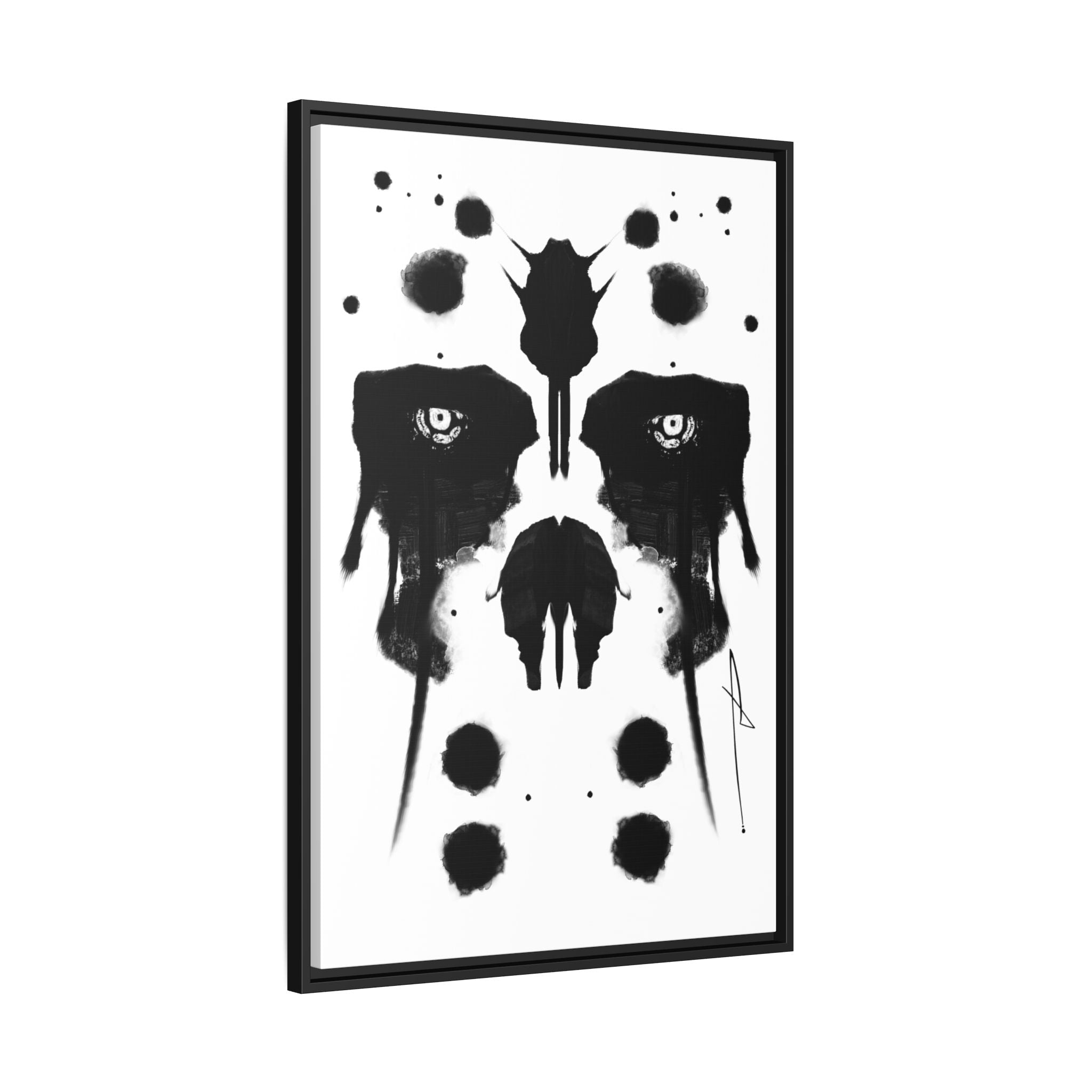 "Impoverished" Canvas Print (Framed)