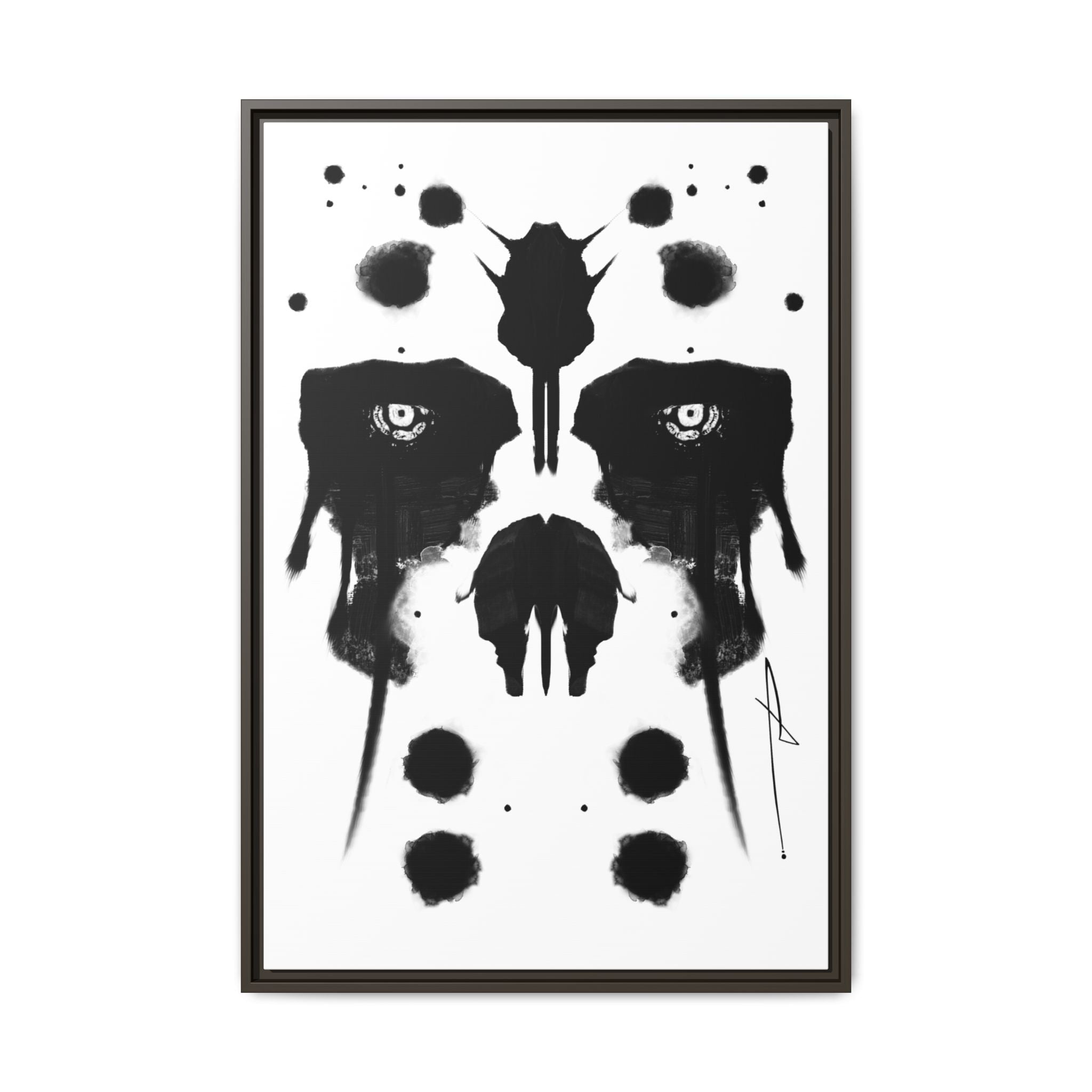 "Impoverished" Canvas Print (Framed)