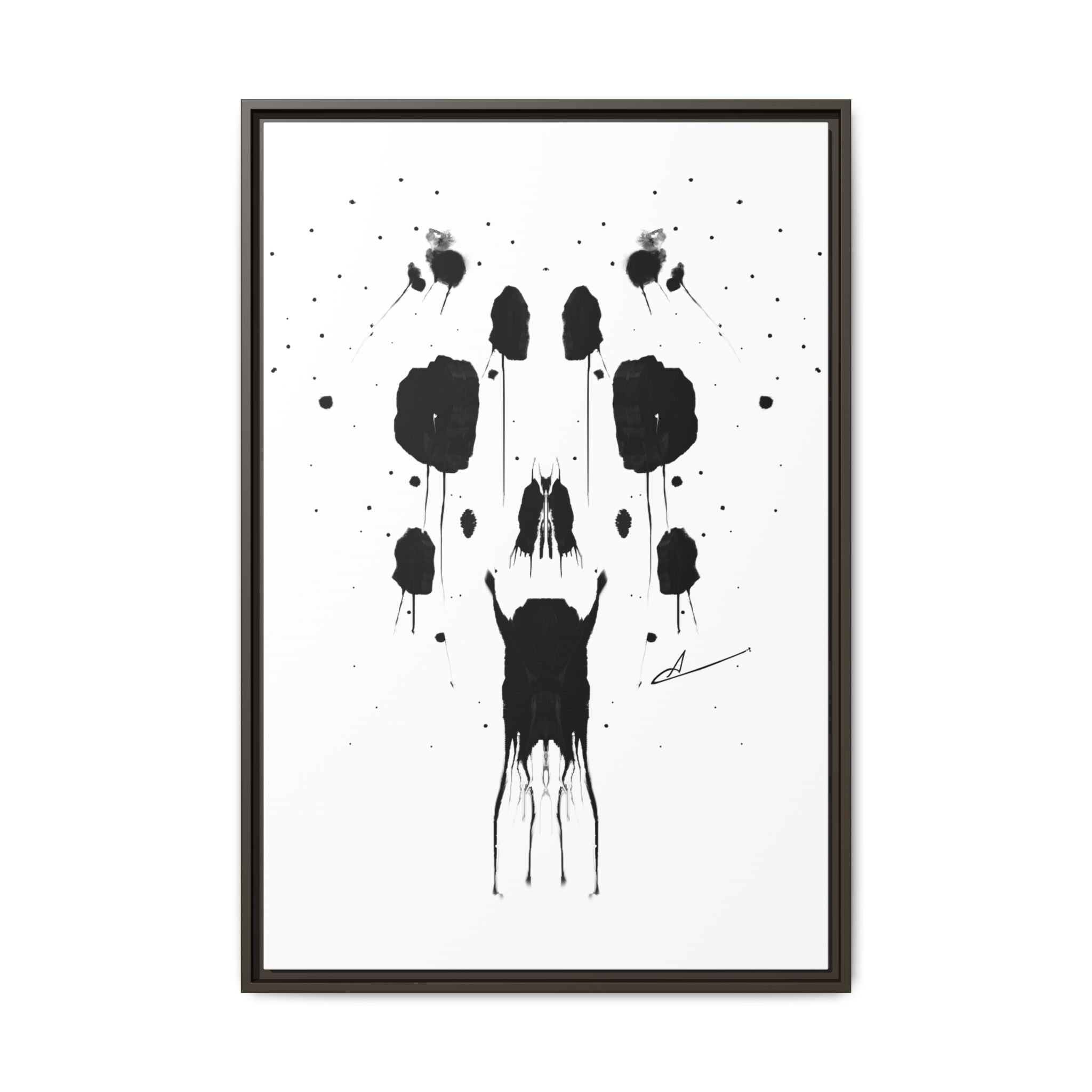 Modern Dark Abstract Canvas Wall Art | Fragile – AbstractsOfficial 24x36 (vertical)