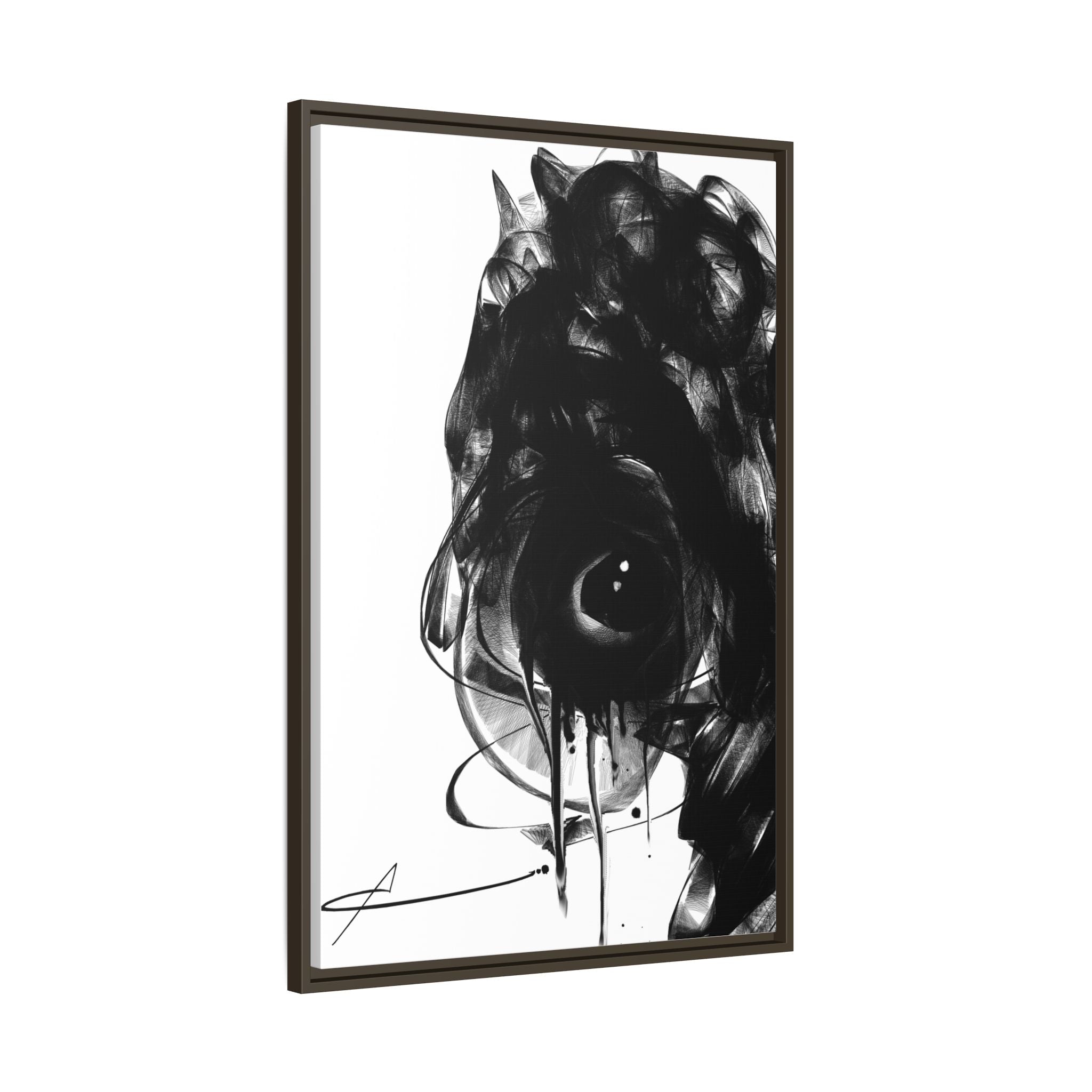 "Melancholy" Canvas Print (Framed)