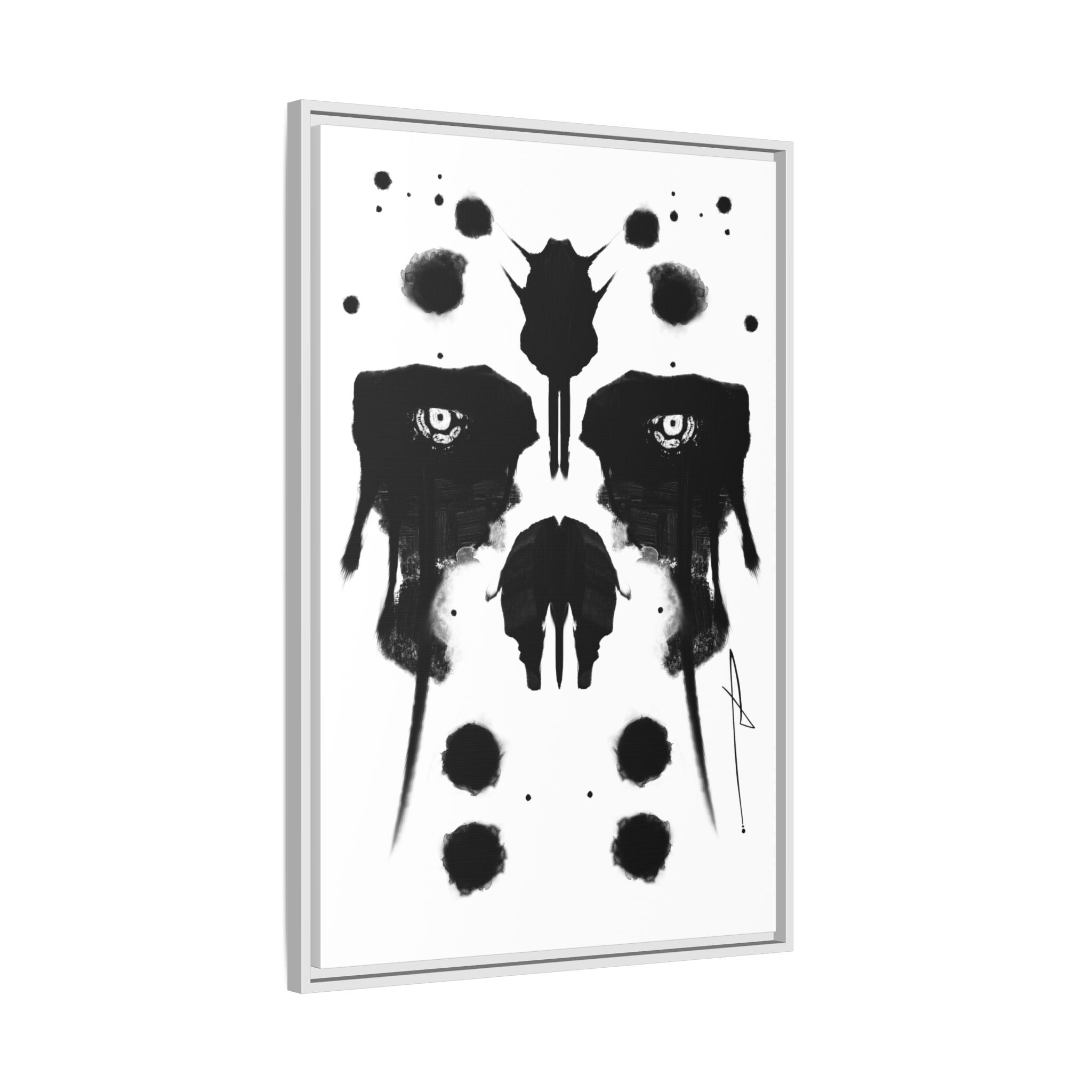 "Impoverished" Canvas Print (Framed)