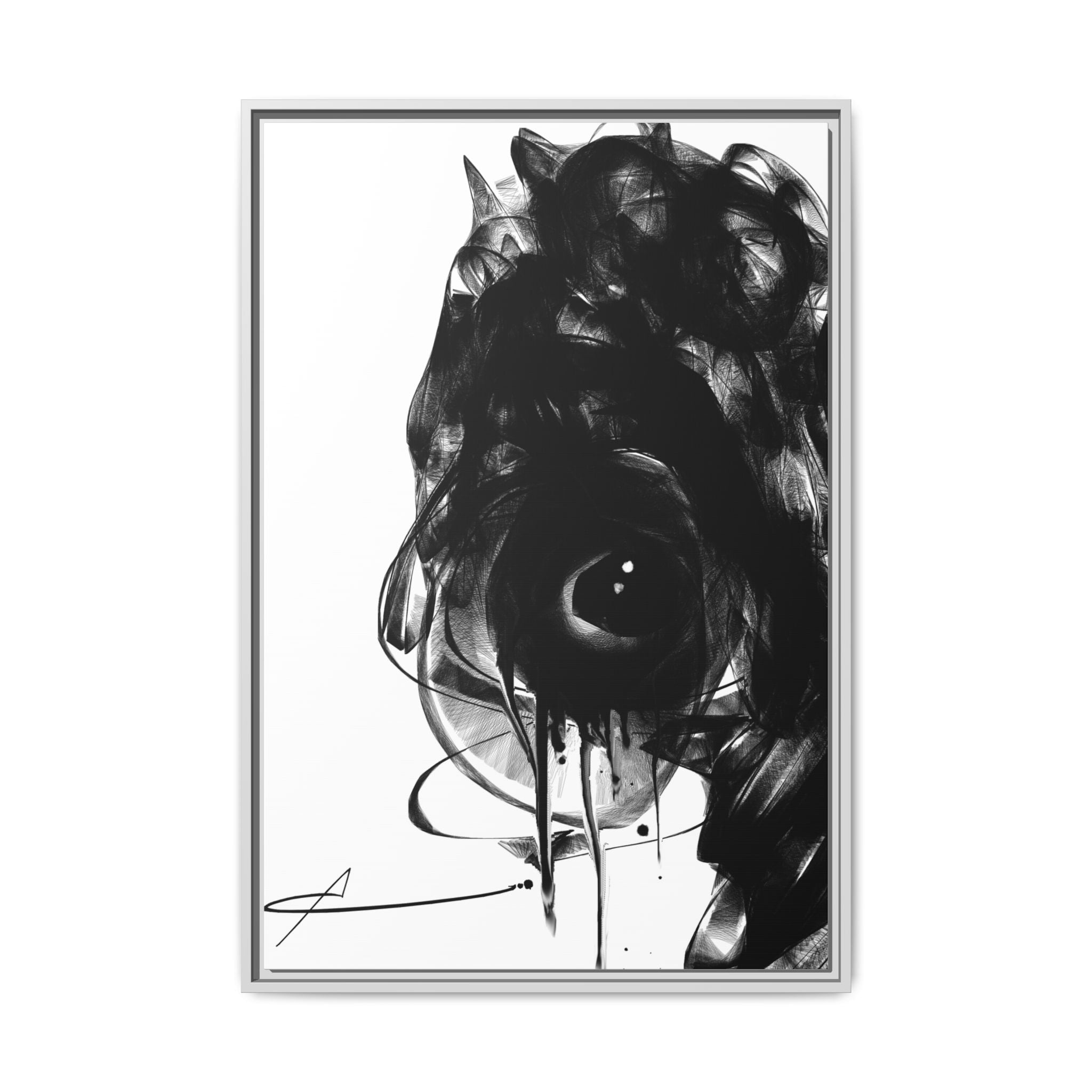 "Melancholy" Canvas Print (Framed)