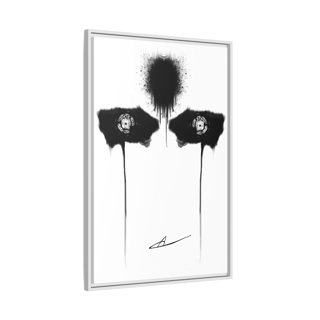 Modern Dark Abstract Canvas Wall Art | Inquietude – AbstractsOfficial 24x36 (vertical)