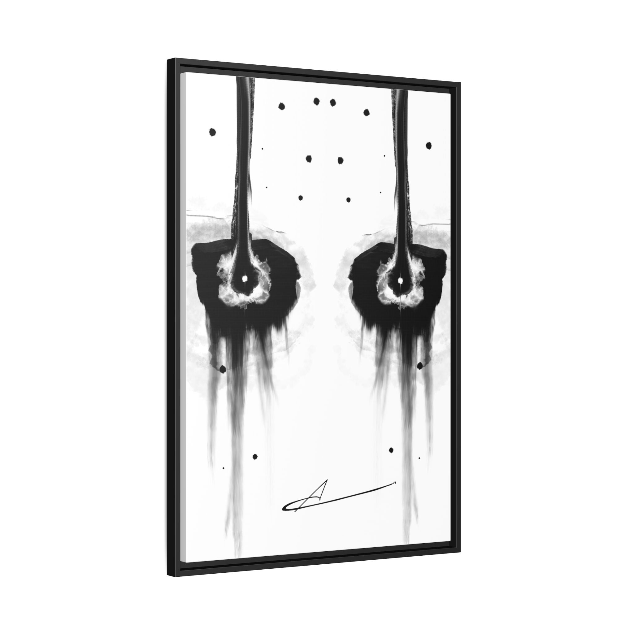 "Dreary" Canvas Print (Framed)