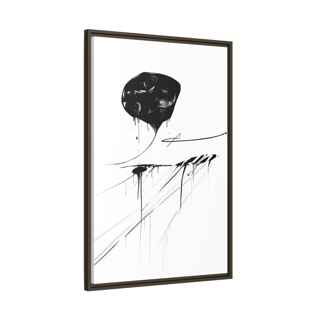 Modern Dark Abstract Canvas Wall Art | Grow – AbstractsOfficial 24x36 (vertical)