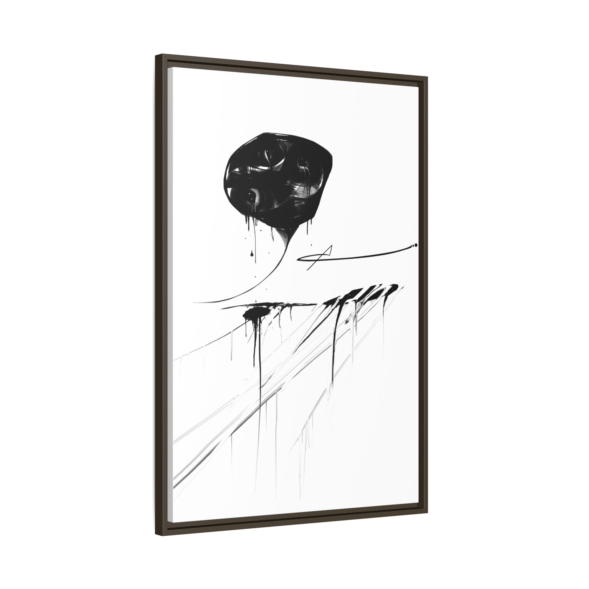 Modern Dark Abstract Canvas Wall Art | Grow – AbstractsOfficial 24x36 (vertical)