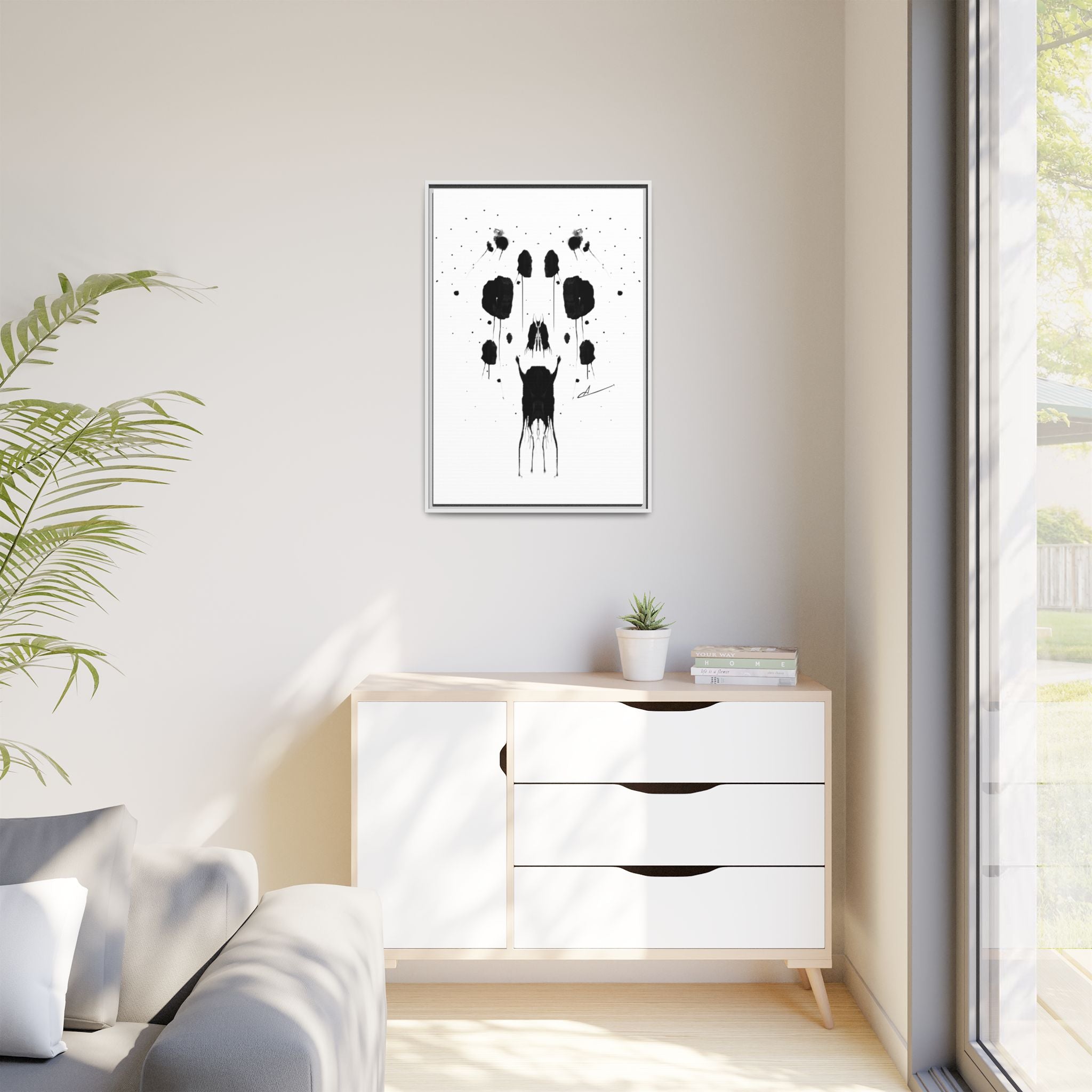 Modern Dark Abstract Canvas Wall Art | Fragile – AbstractsOfficial 24x36 (vertical)