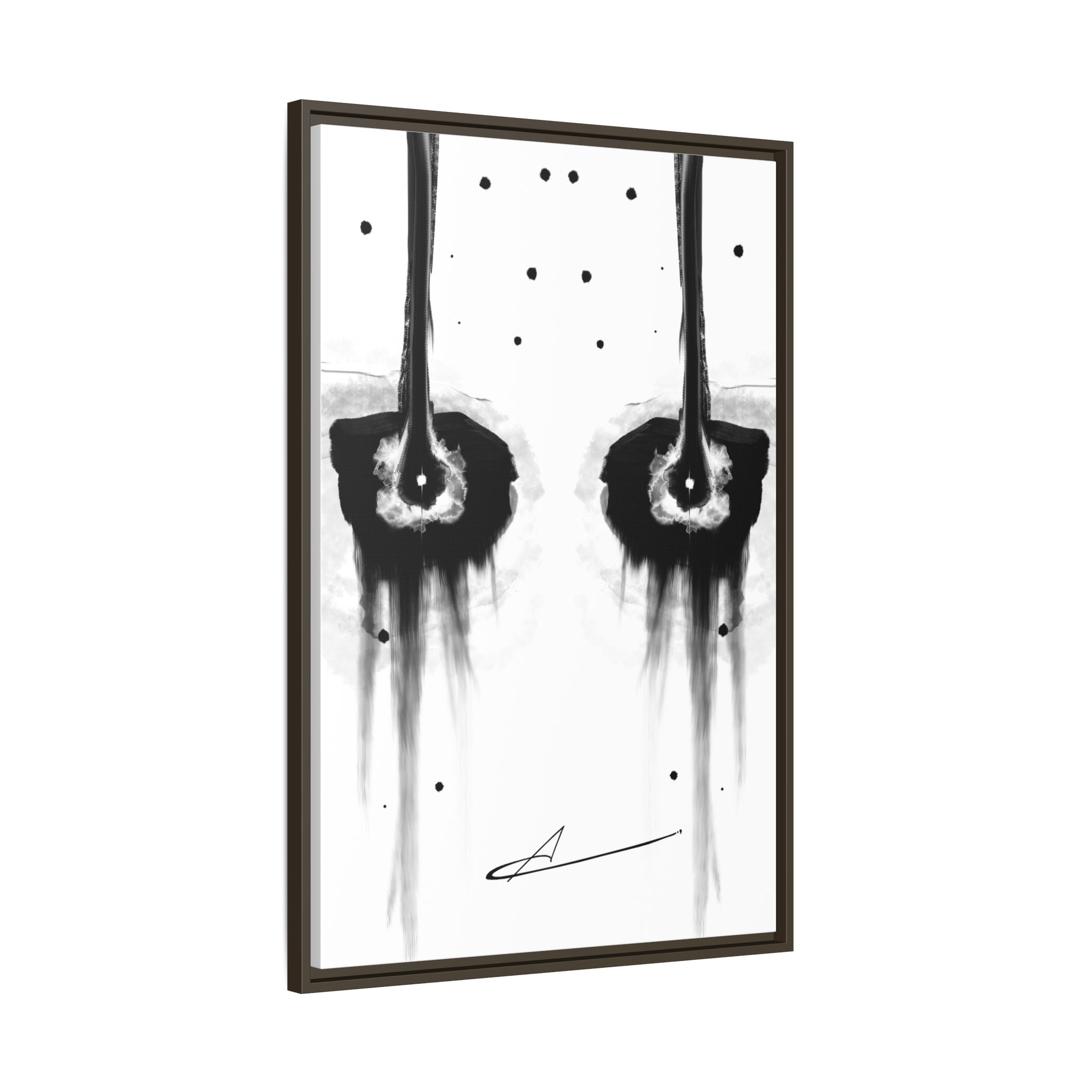 "Dreary" Canvas Print (Framed)