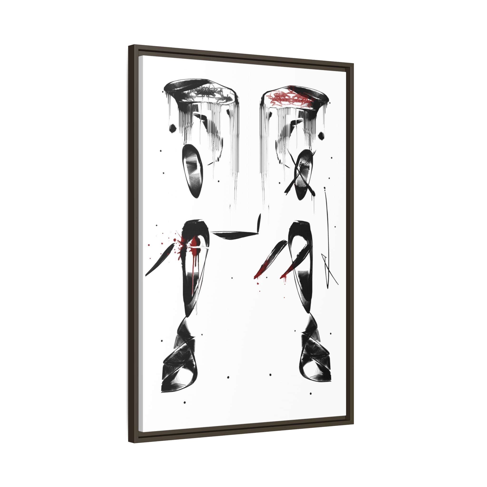 Modern Bold Abstract Canvas Wall Art | Skinwalker – AbstractsOfficial 24x36 (vertical)