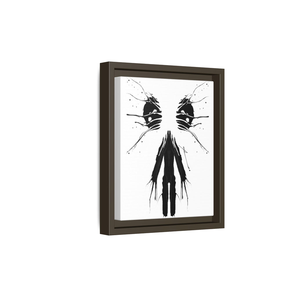 Modern Dark Abstract Canvas Wall Art | Scission – AbstractsOfficial 8 x 10 (Vertical)