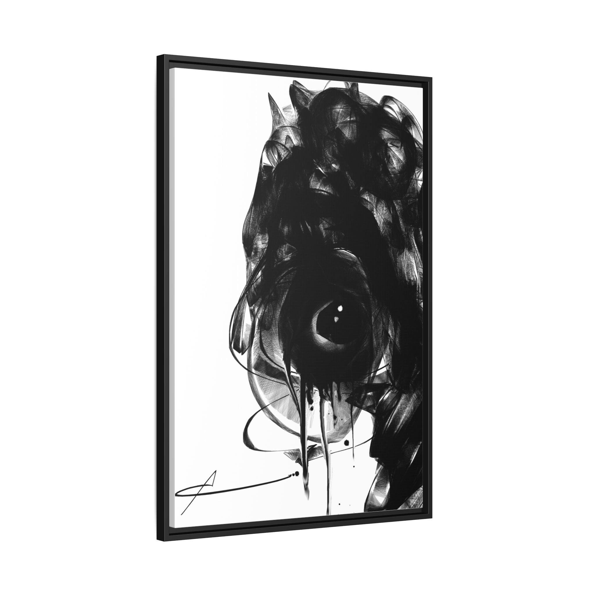 "Melancholy" Canvas Print (Framed)