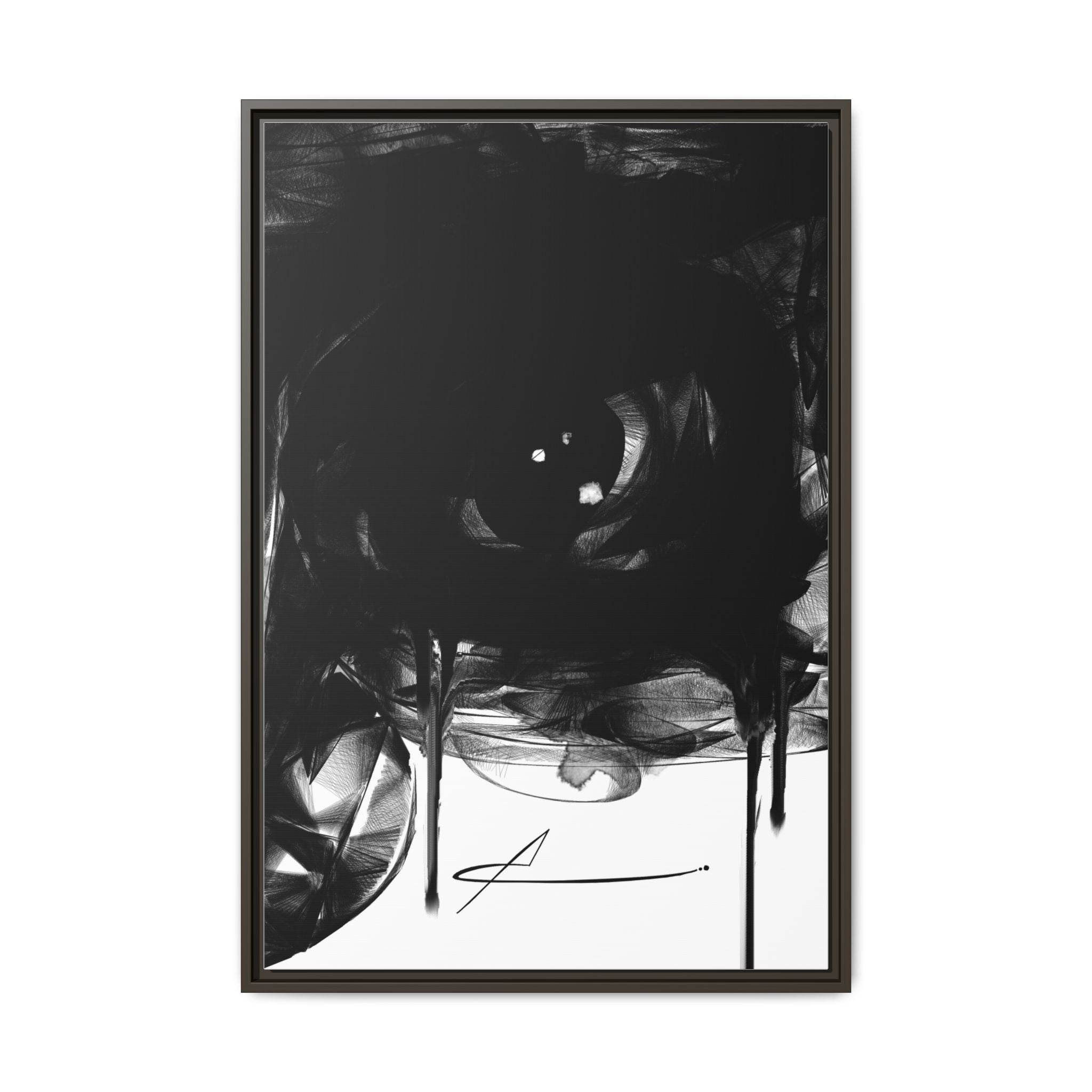 Modern Moody Abstract Canvas Wall Art | Seen – AbstractsOfficial 24x36 (vertical)