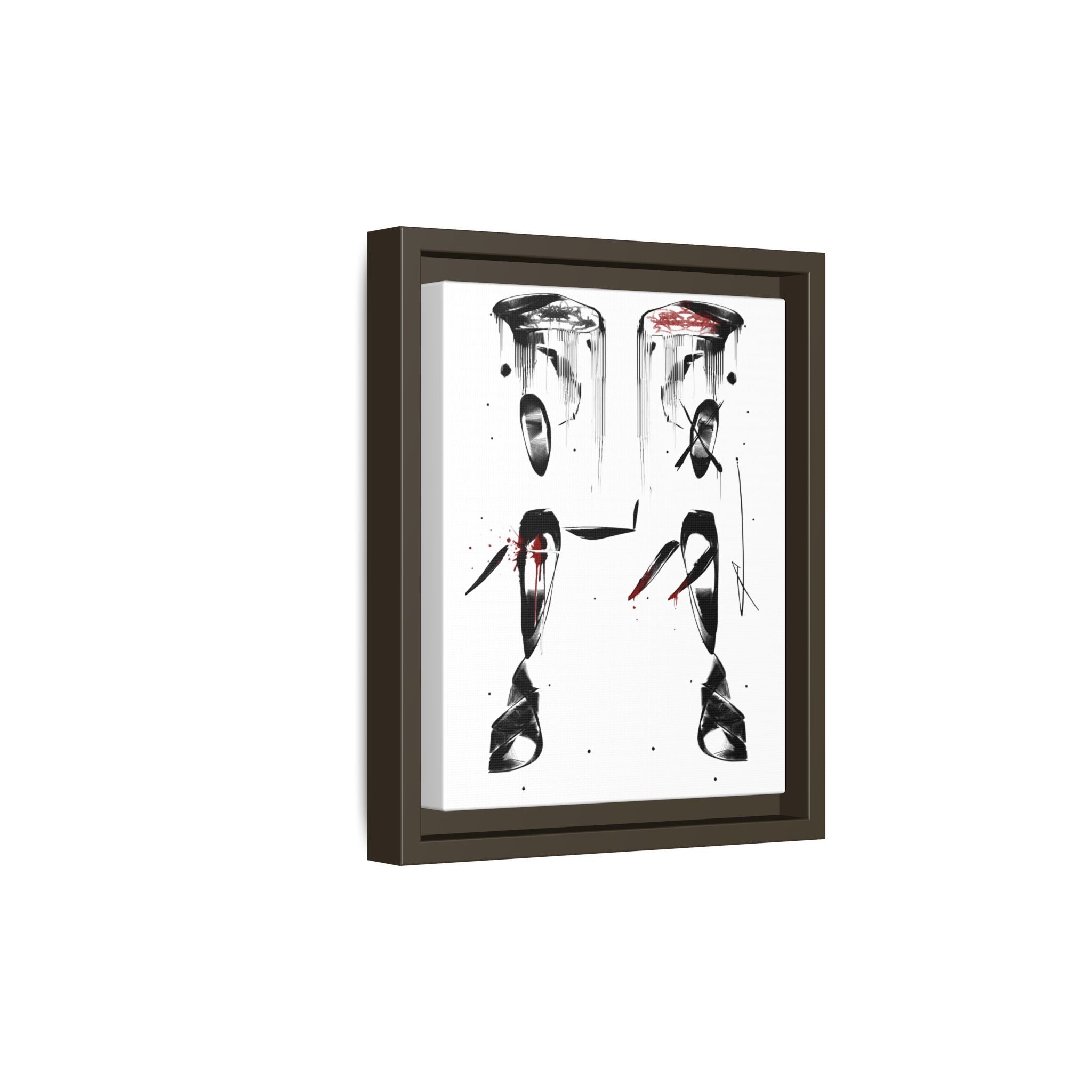 Modern Bold Abstract Canvas Wall Art | Skinwalker – AbstractsOfficial 8x10 (vertical)