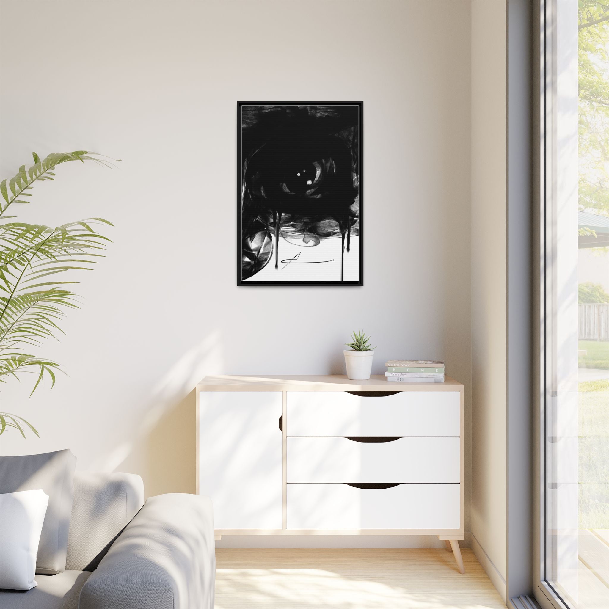 Modern Moody Abstract Canvas Wall Art | Seen – AbstractsOfficial 24x36 (vertical)