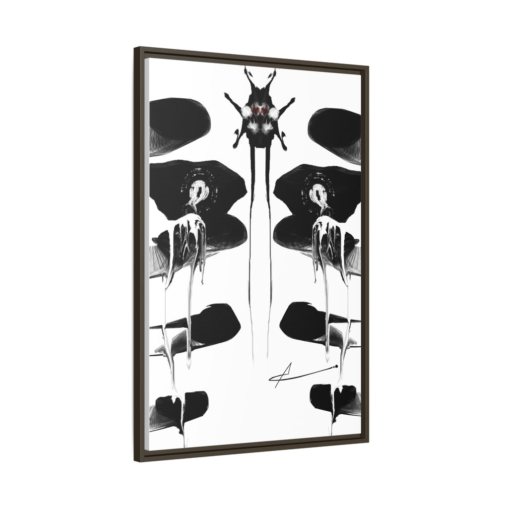 Modern Dark Abstract Canvas Wall Art | Drenching – AbstractsOfficial 24x36 (vertical)