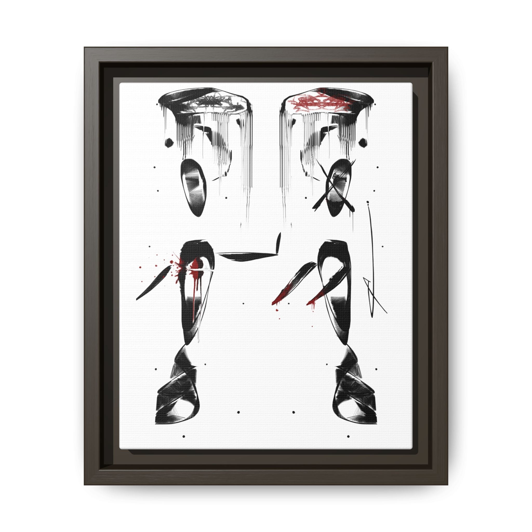 Modern Bold Abstract Canvas Wall Art | Skinwalker – AbstractsOfficial 8x10 (vertical)