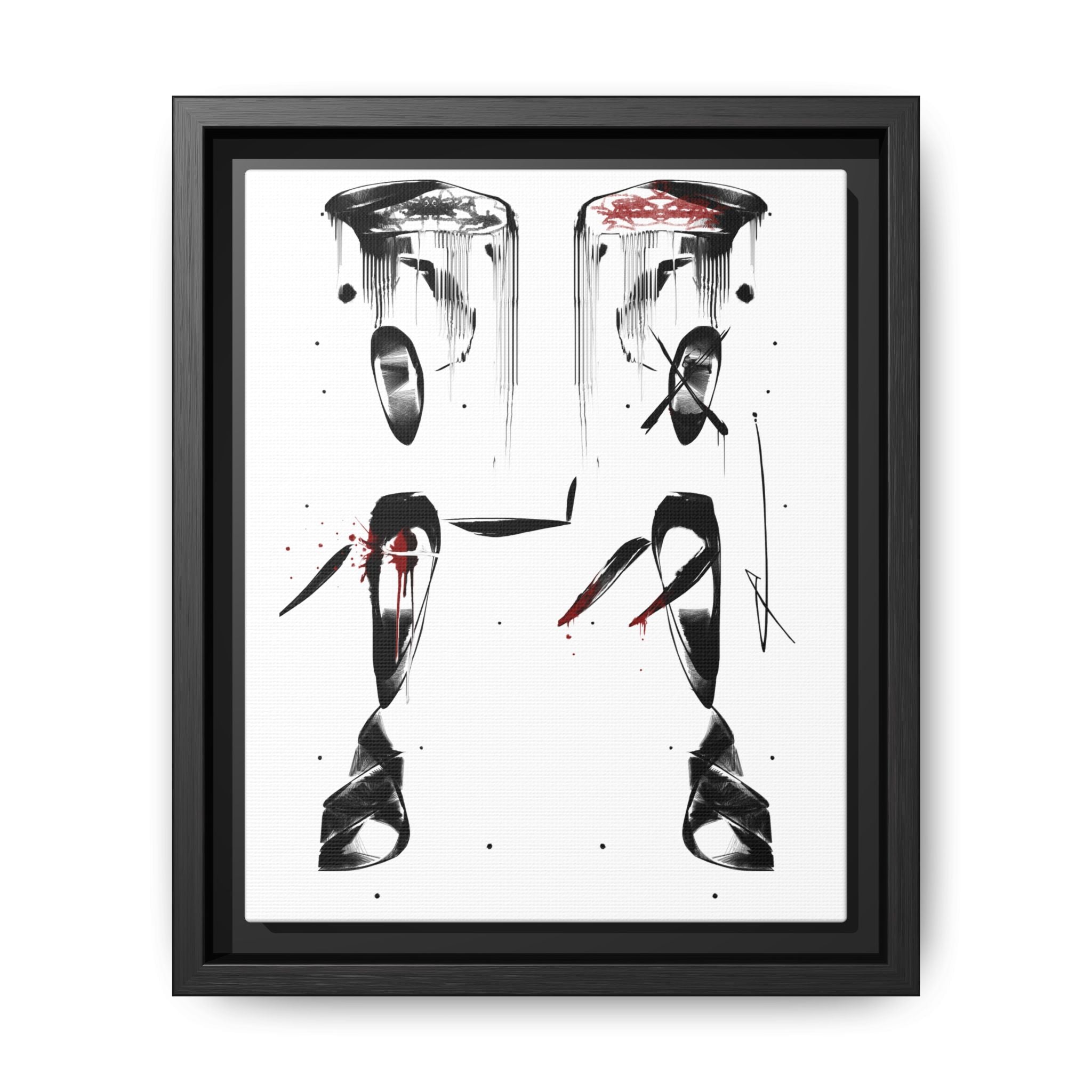 Modern Bold Abstract Canvas Wall Art | Skinwalker – AbstractsOfficial 8x10 (vertical)