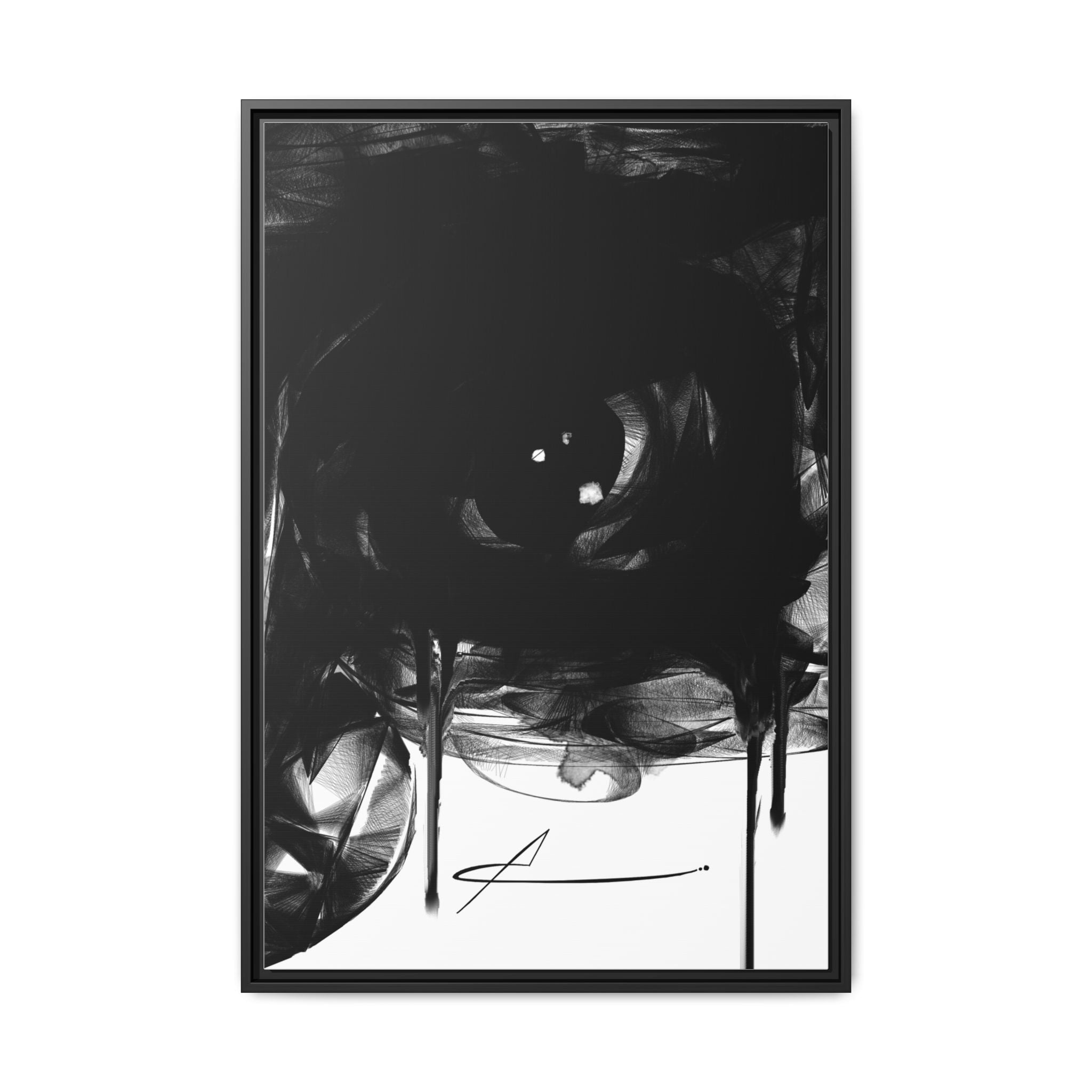 Modern Moody Abstract Canvas Wall Art | Seen – AbstractsOfficial 24x36 (vertical)