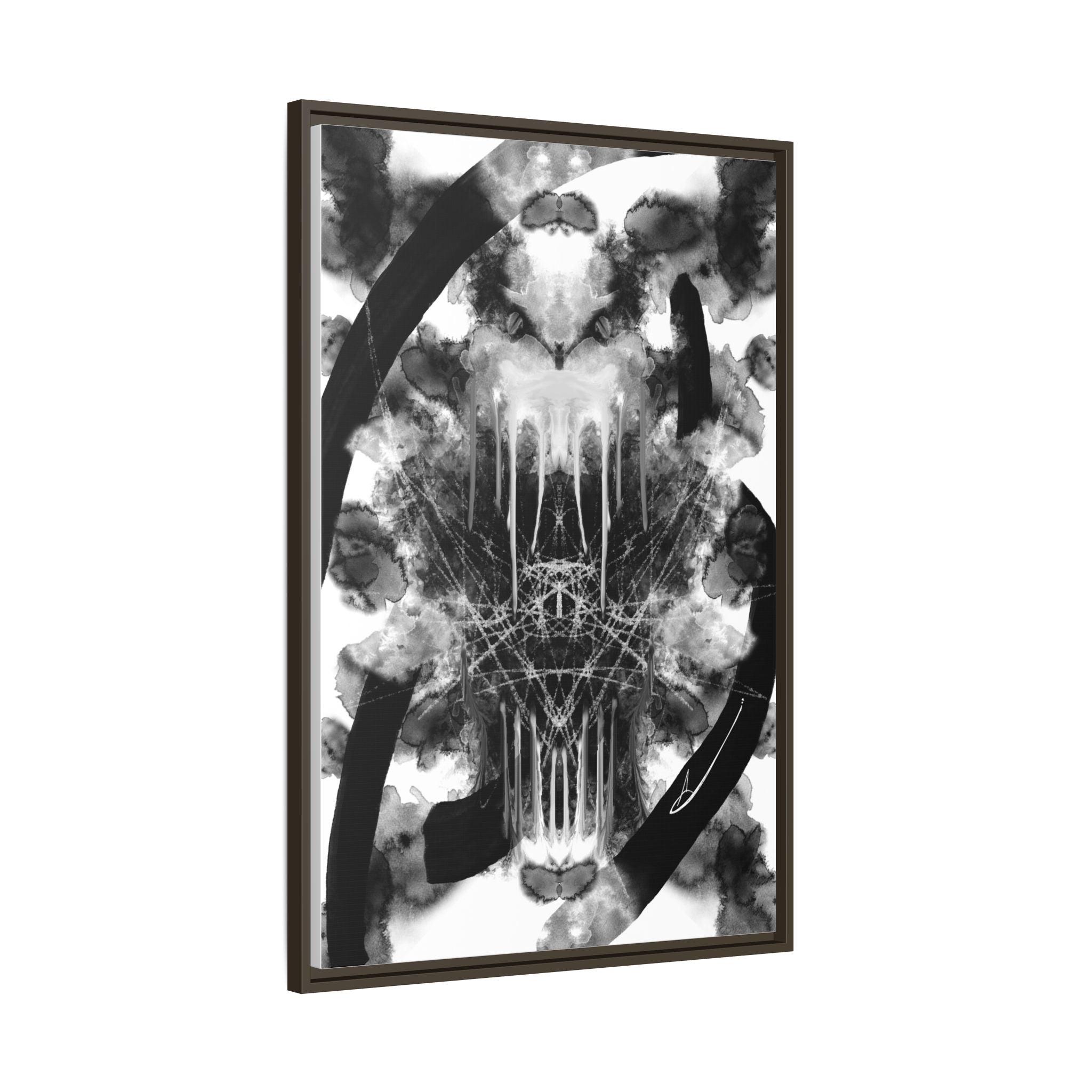 Modern Dark Abstract Canvas Wall Art | Inside – AbstractsOfficial 24x36 (vertical)
