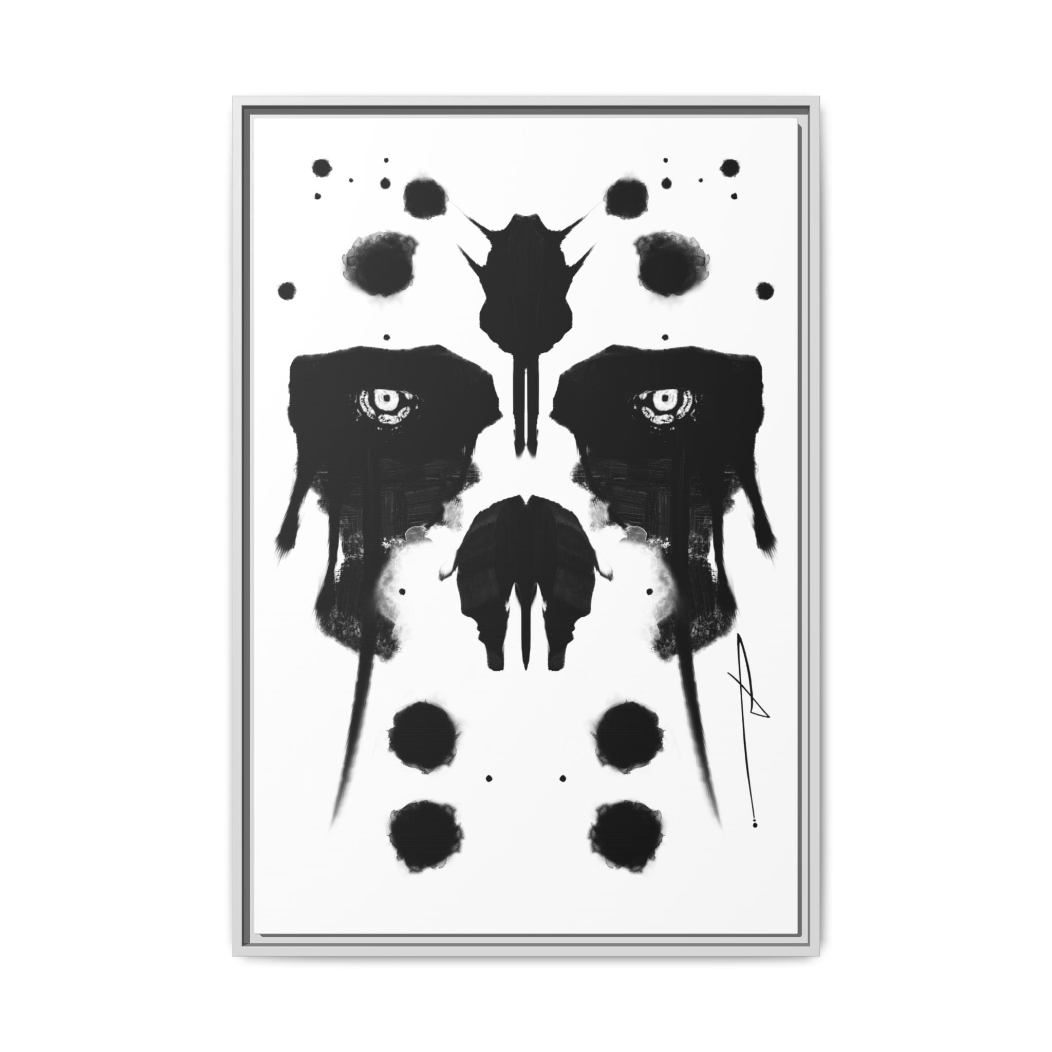 "Impoverished" Canvas Print (Framed)