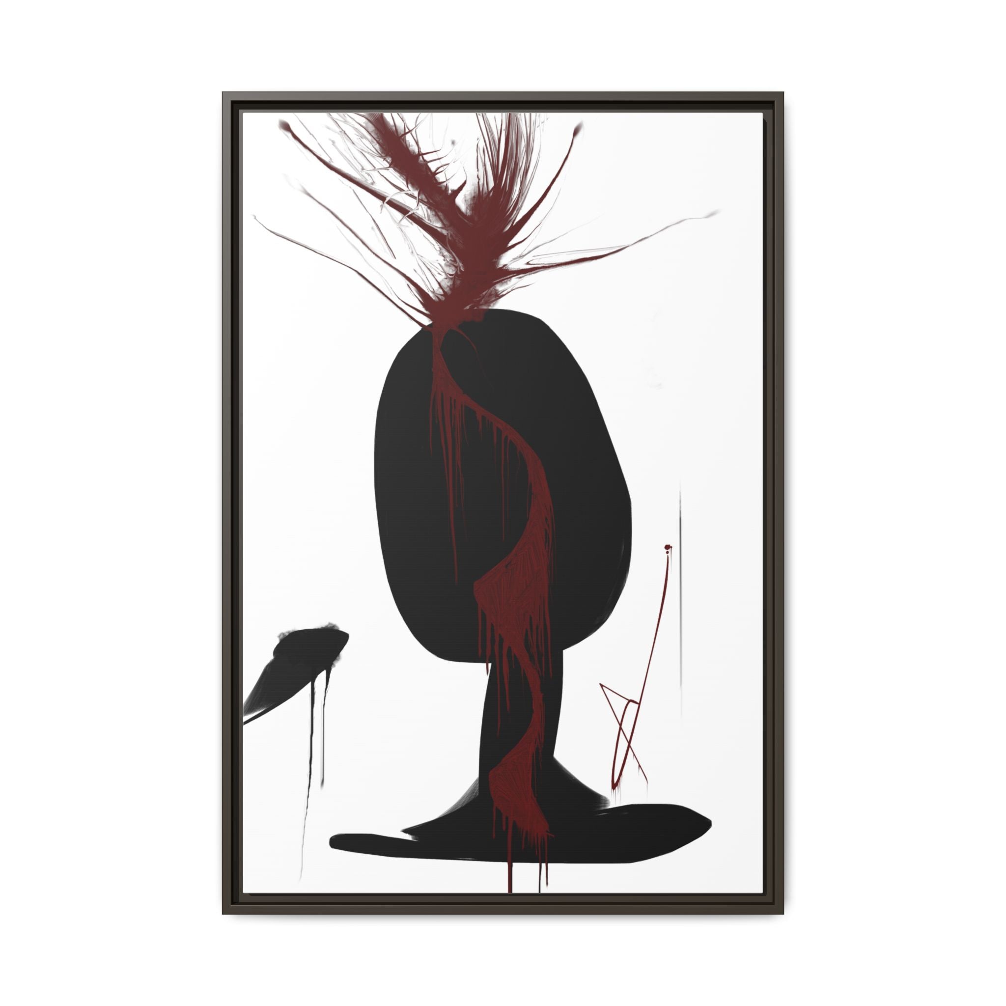 Modern Dark Abstract Canvas Wall Art | Privileged – AbstractsOfficial 24 x 36 (vertical)