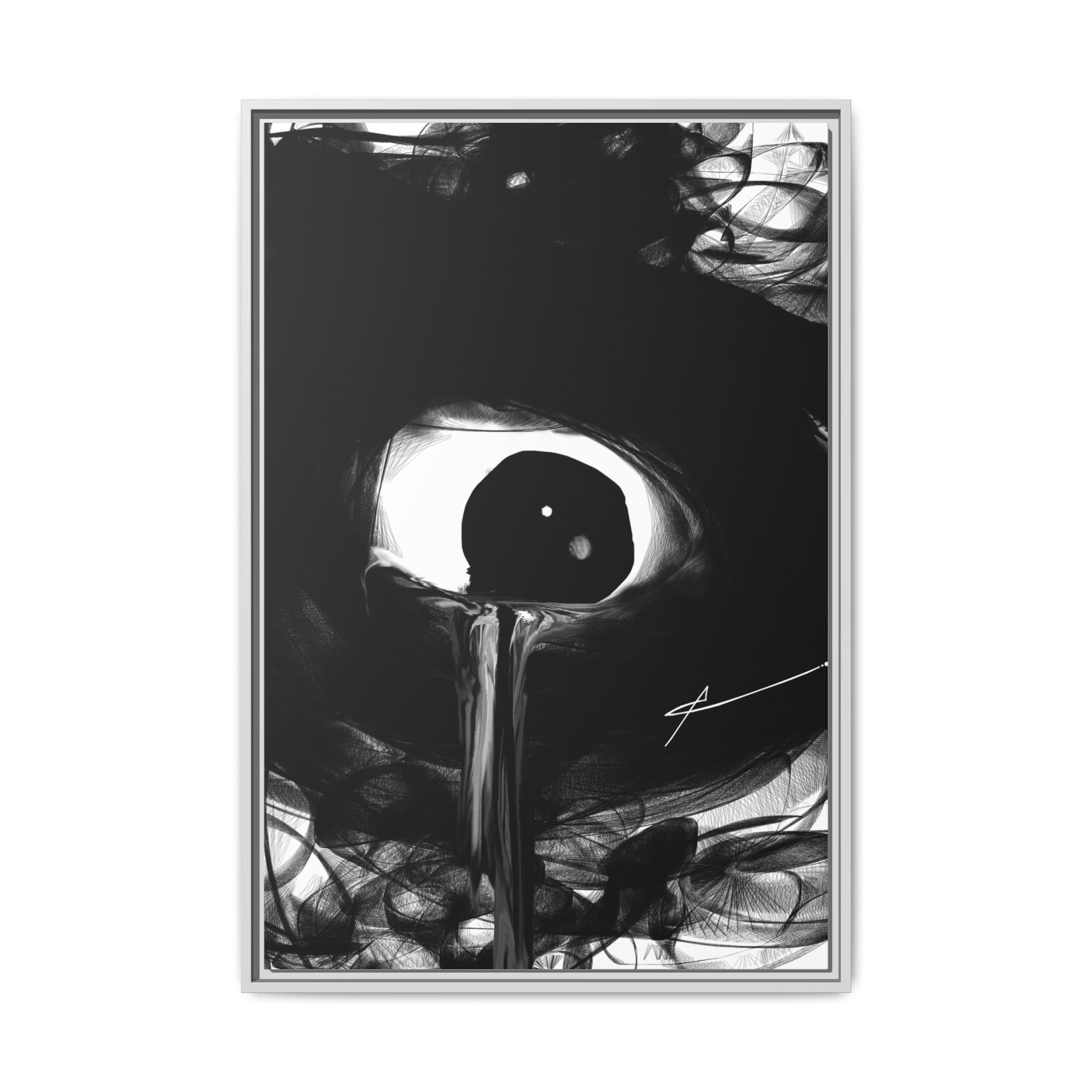 "Leak" Canvas Print (Framed)