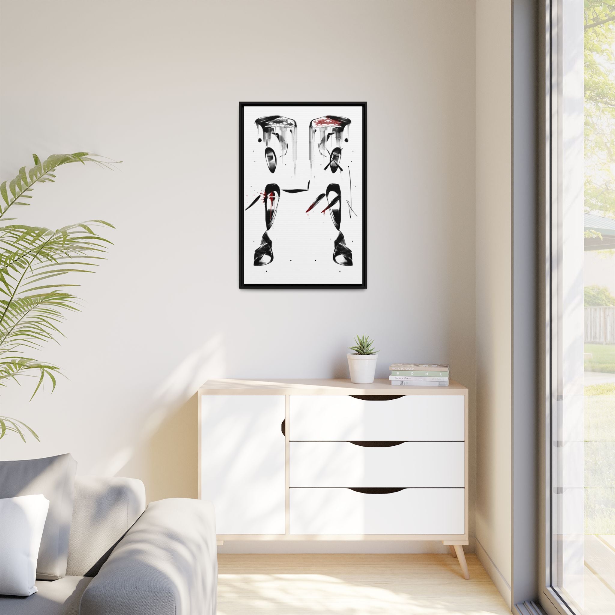 Modern Bold Abstract Canvas Wall Art | Skinwalker – AbstractsOfficial 24x36 (vertical)