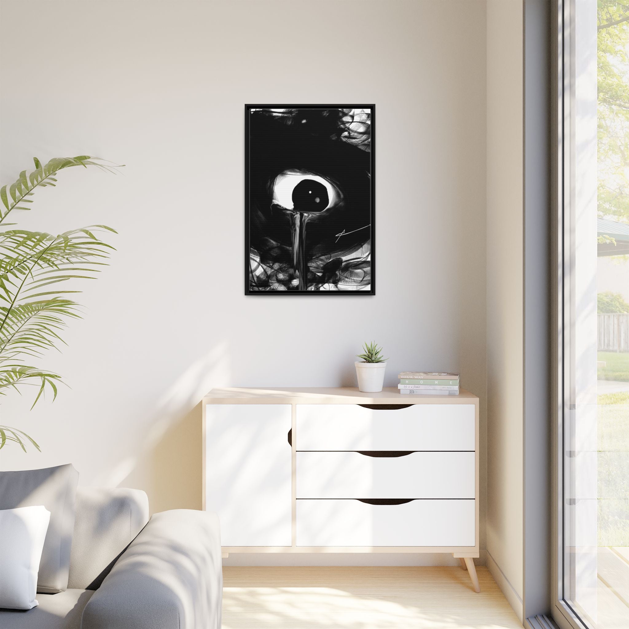 "Leak" Canvas Print (Framed)