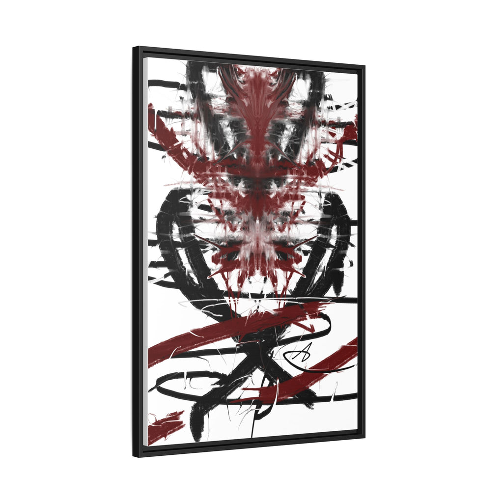 Modern Dark Abstract Canvas Wall Art | Ripped – AbstractsOfficial 24x36 (vertical)