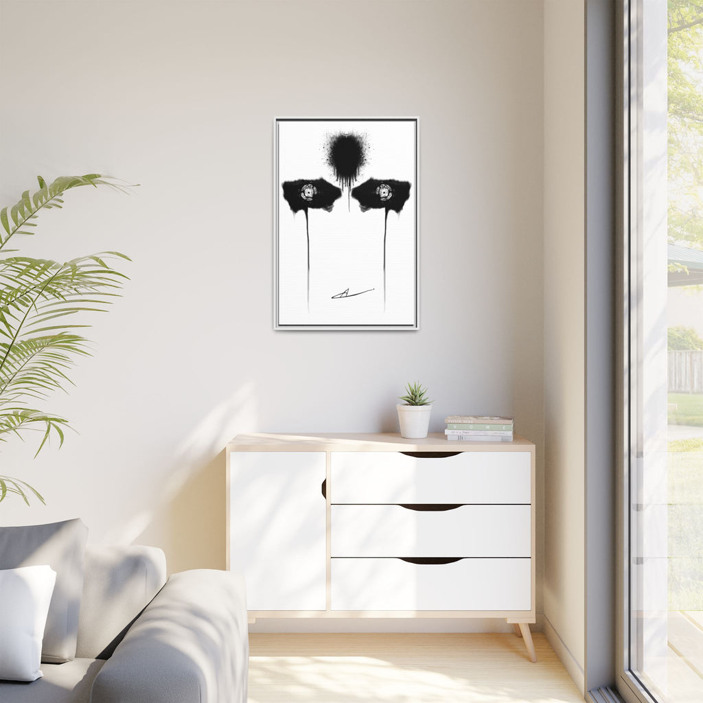 Modern Dark Abstract Canvas Wall Art | Inquietude – AbstractsOfficial 24x36 (vertical)