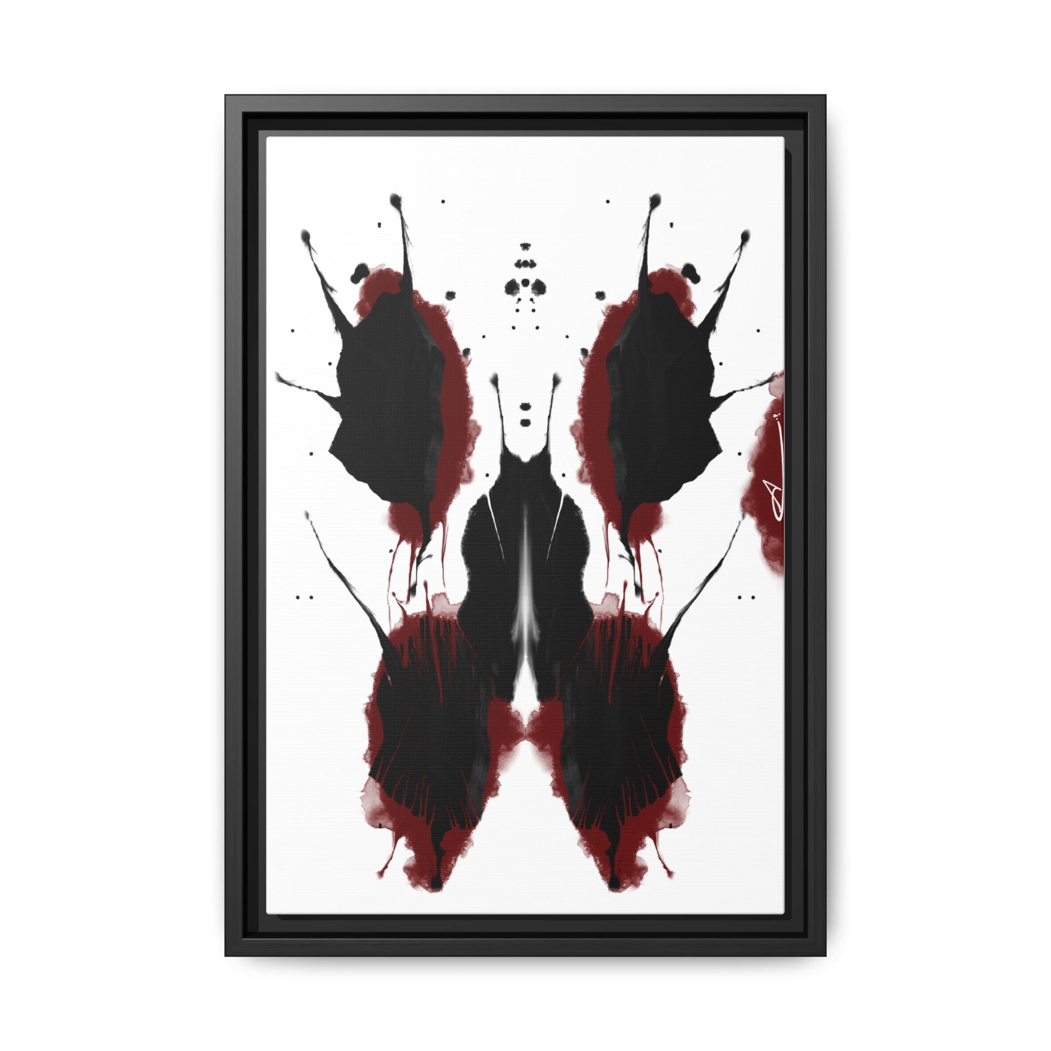 "Phlebotomize" Canvas Print (Framed) Smaller size