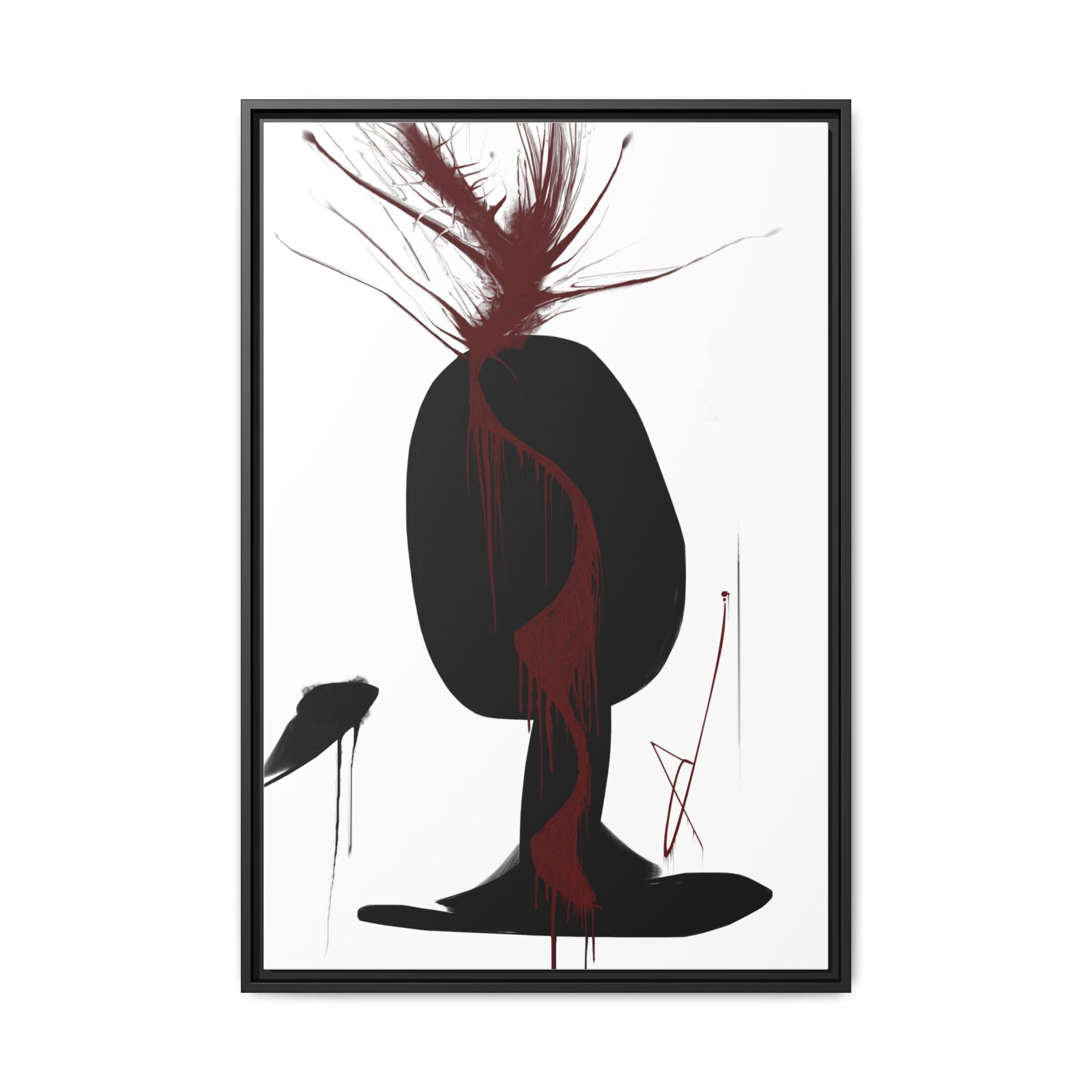 Modern Dark Abstract Canvas Wall Art | Privileged – AbstractsOfficial 24 x 36 (vertical)