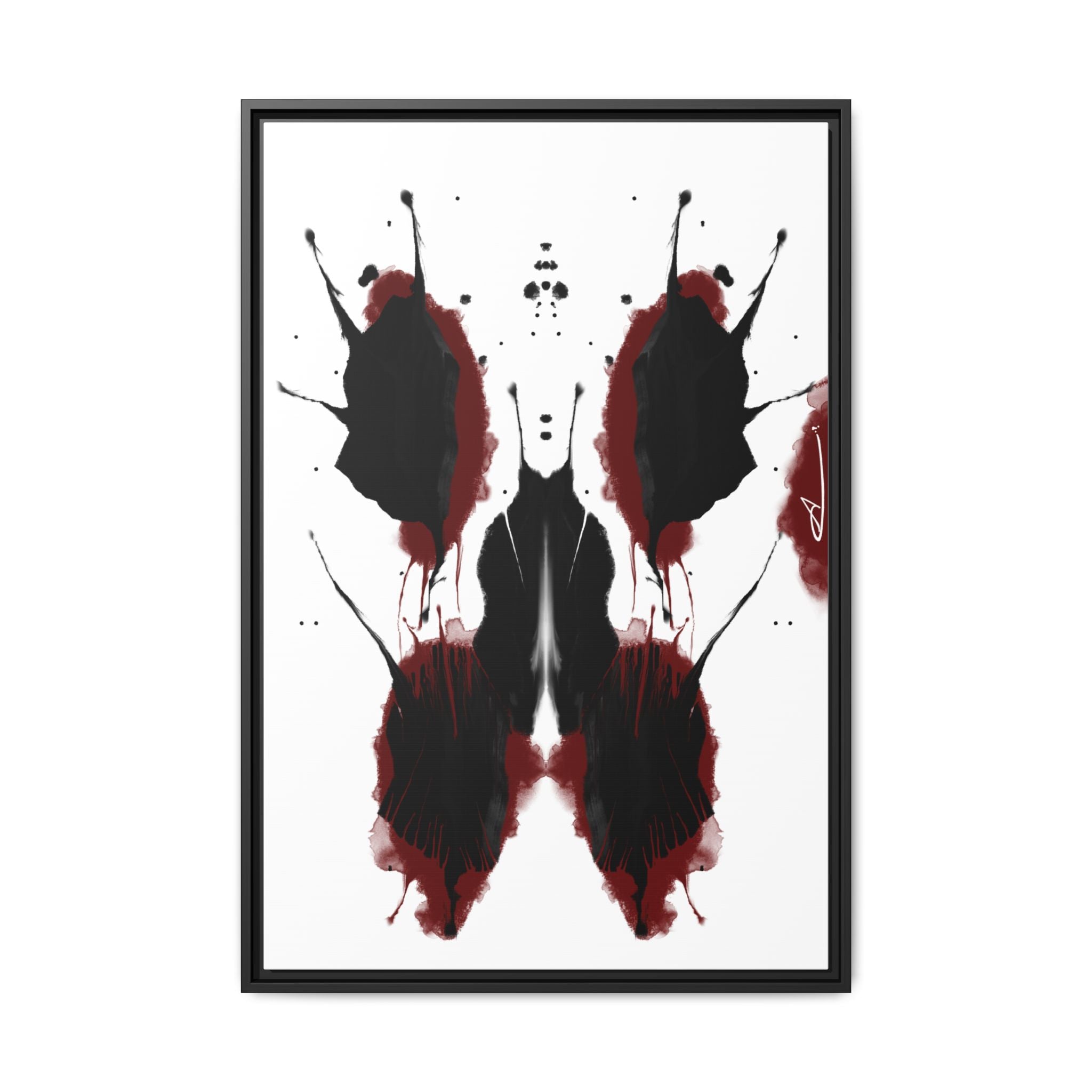 "Phlebotomize" Canvas Print (Framed)