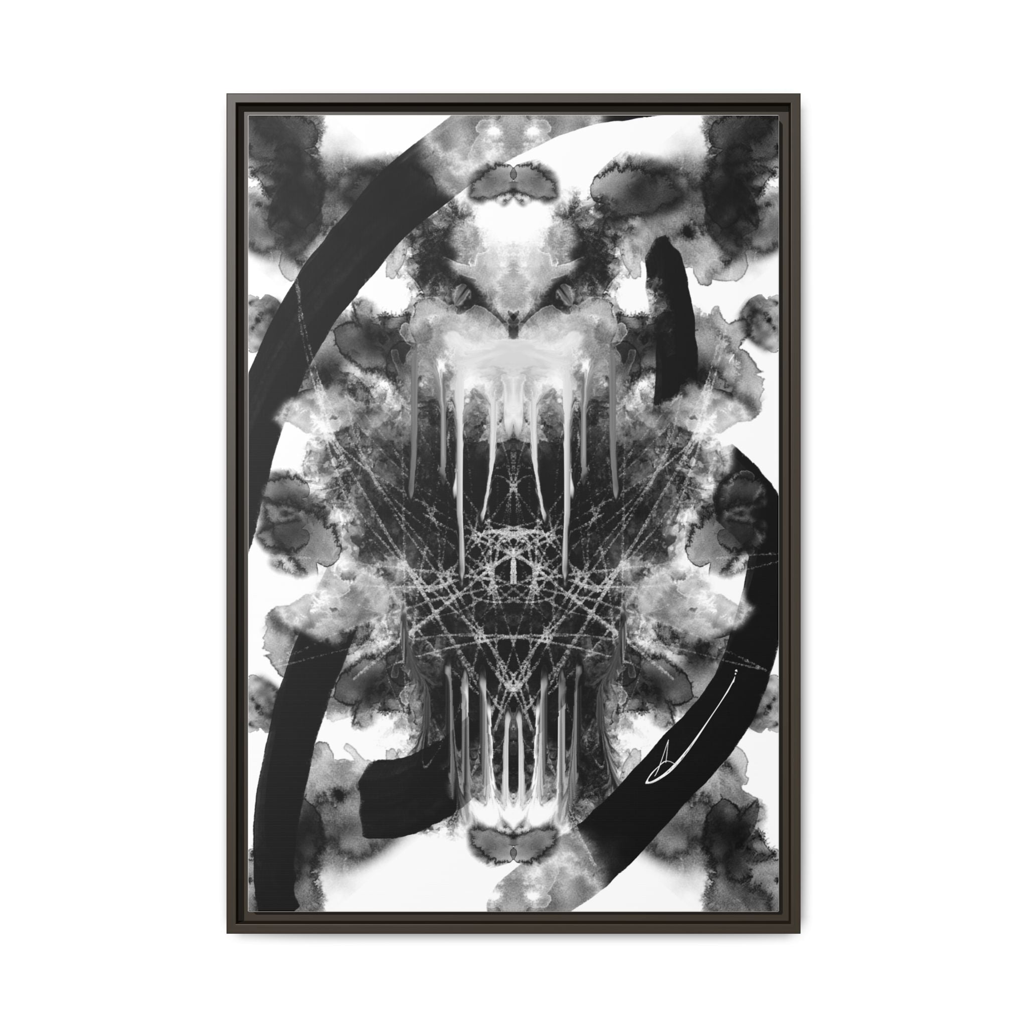 Modern Dark Abstract Canvas Wall Art | Inside – AbstractsOfficial 24x36 (vertical)