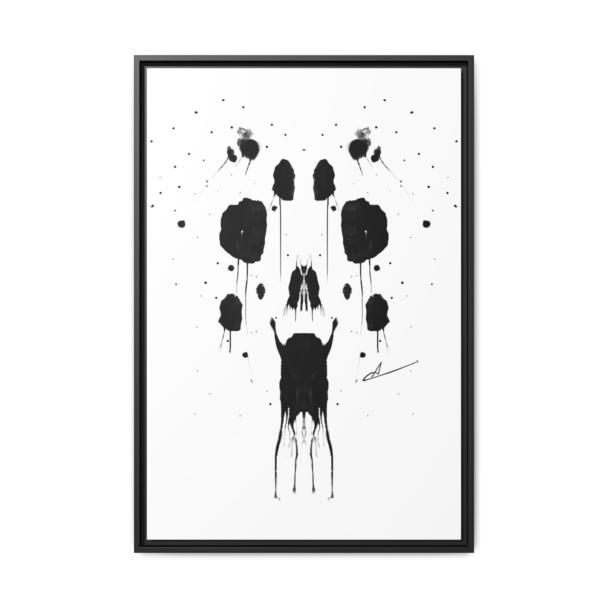 Modern Dark Abstract Canvas Wall Art | Fragile – AbstractsOfficial 24x36 (vertical)