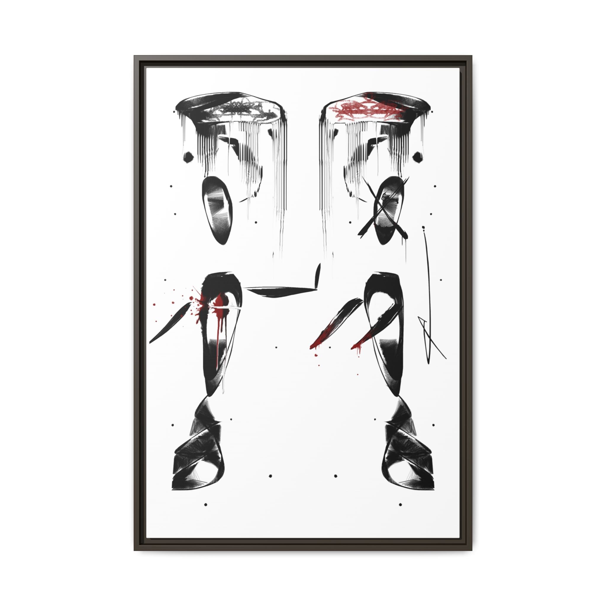 Modern Bold Abstract Canvas Wall Art | Skinwalker – AbstractsOfficial 24x36 (vertical)