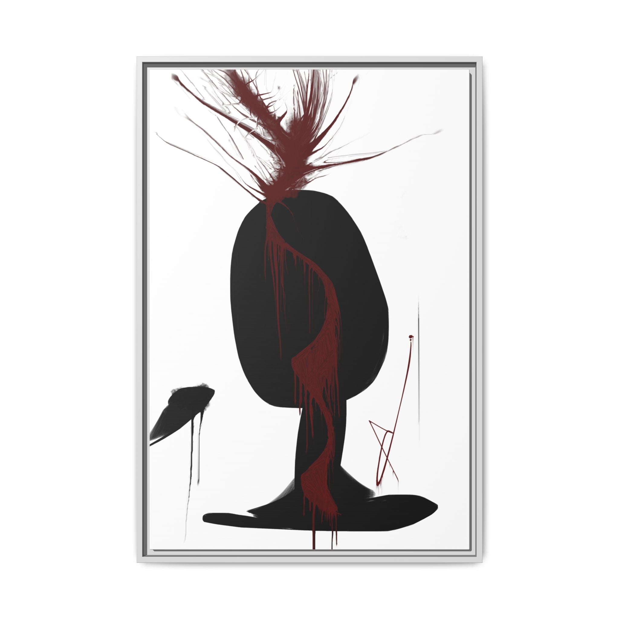 Modern Dark Abstract Canvas Wall Art | Privileged – AbstractsOfficial 24 x 36 (vertical)