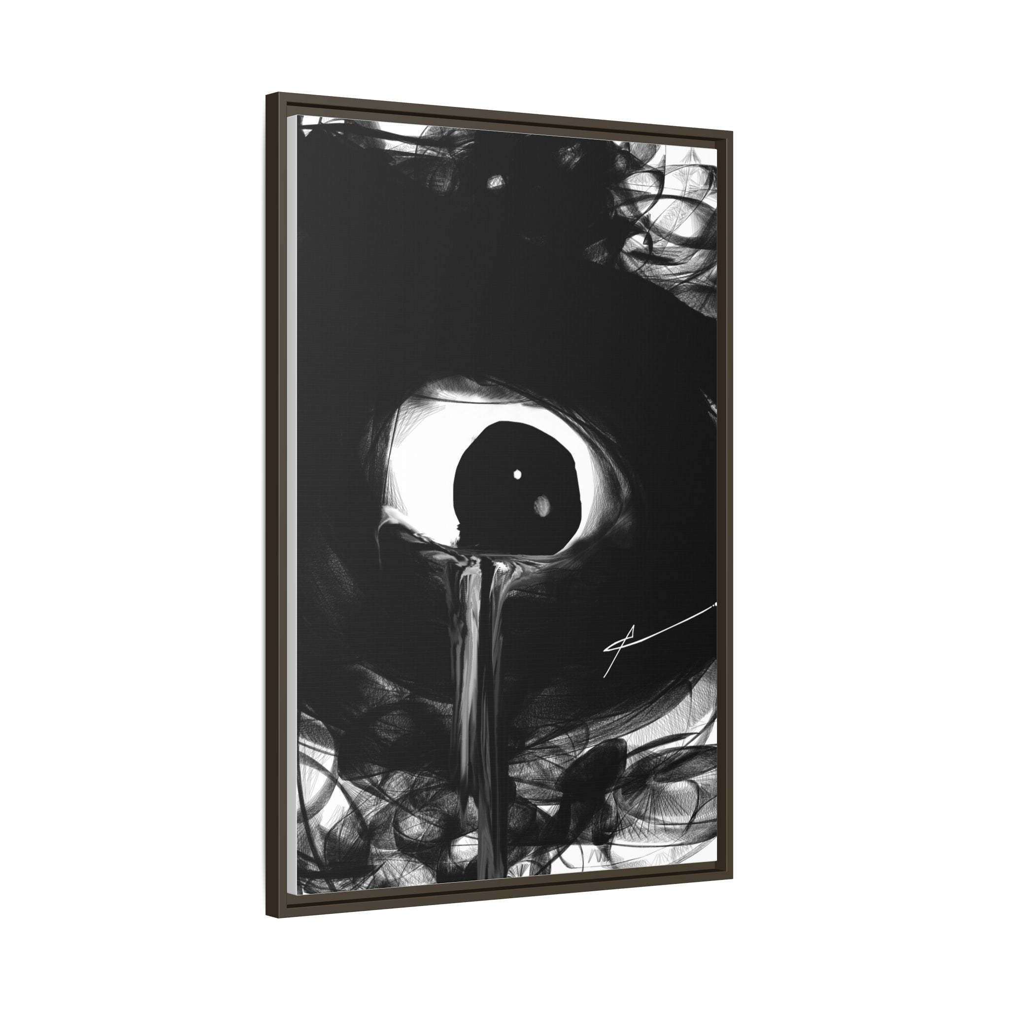 "Leak" Canvas Print (Framed)