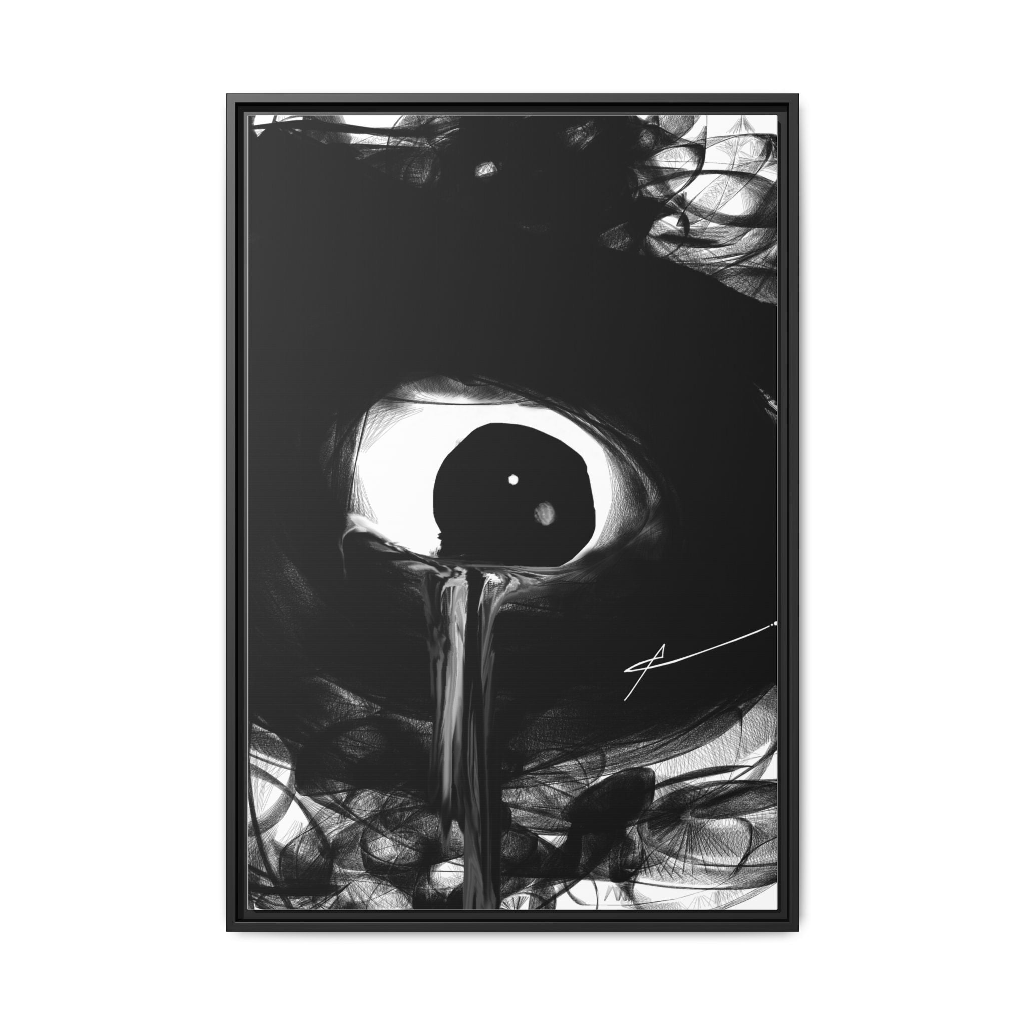 "Leak" Canvas Print (Framed)