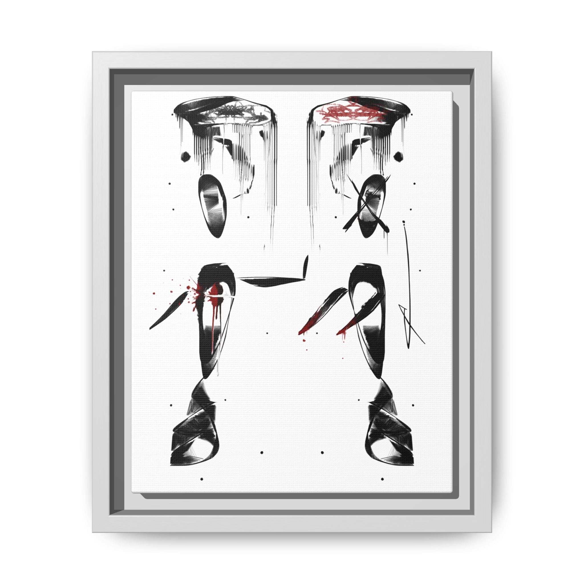 Modern Bold Abstract Canvas Wall Art | Skinwalker – AbstractsOfficial 8x10 (vertical)