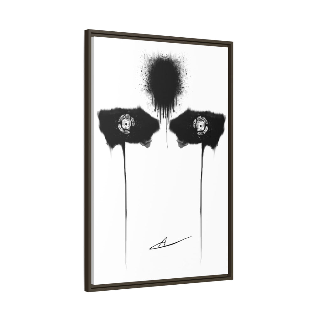 Modern Dark Abstract Canvas Wall Art | Inquietude – AbstractsOfficial 24x36 (vertical)